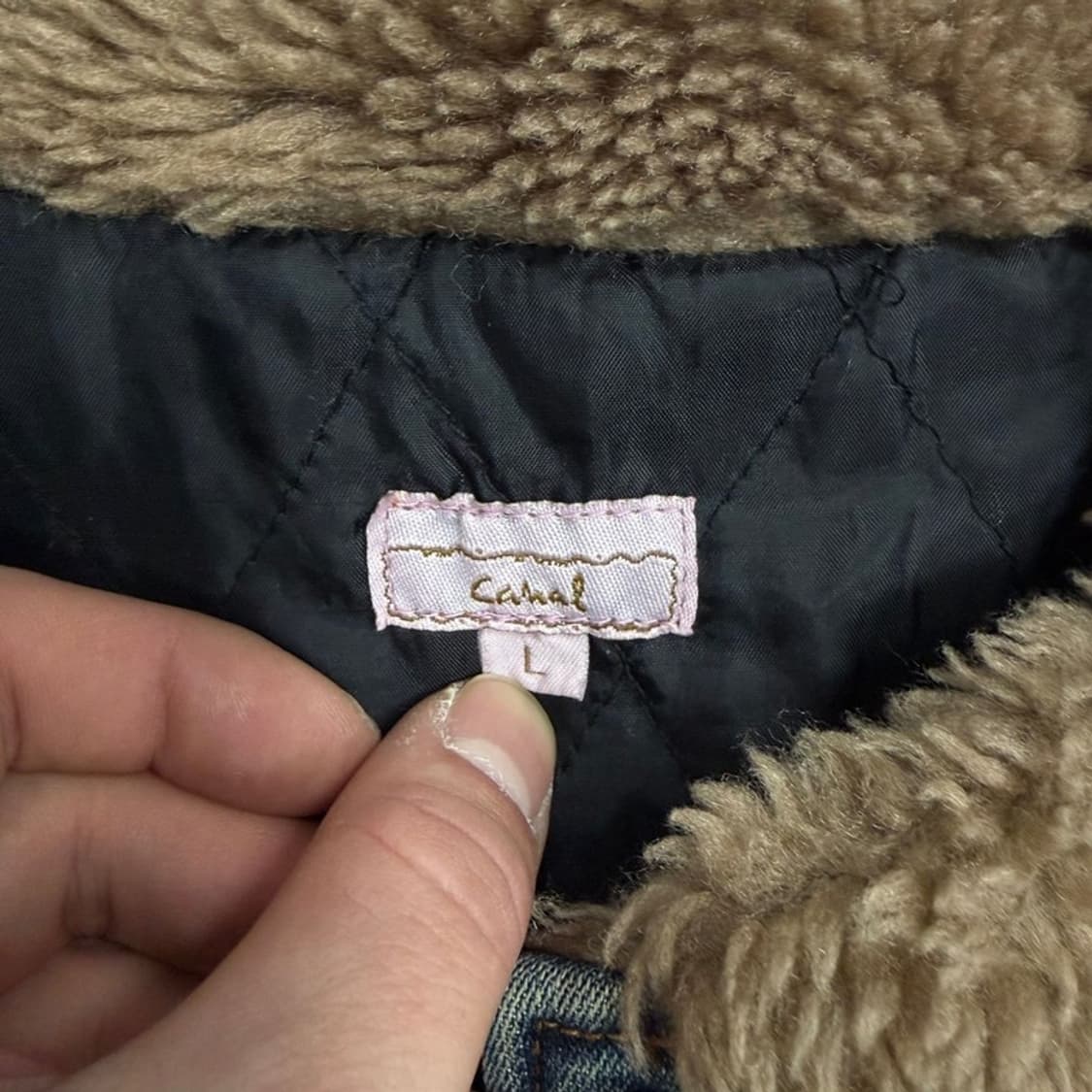 캐롤크리스찬포엘 세르파 데님 롱 자켓 v1683 상품이미지6