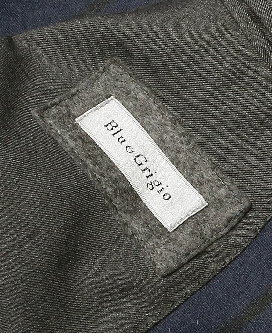 블루 에 그리지오 [Blu e Grigio] 울 체크 재패니즈 맥코트 상품이미지5