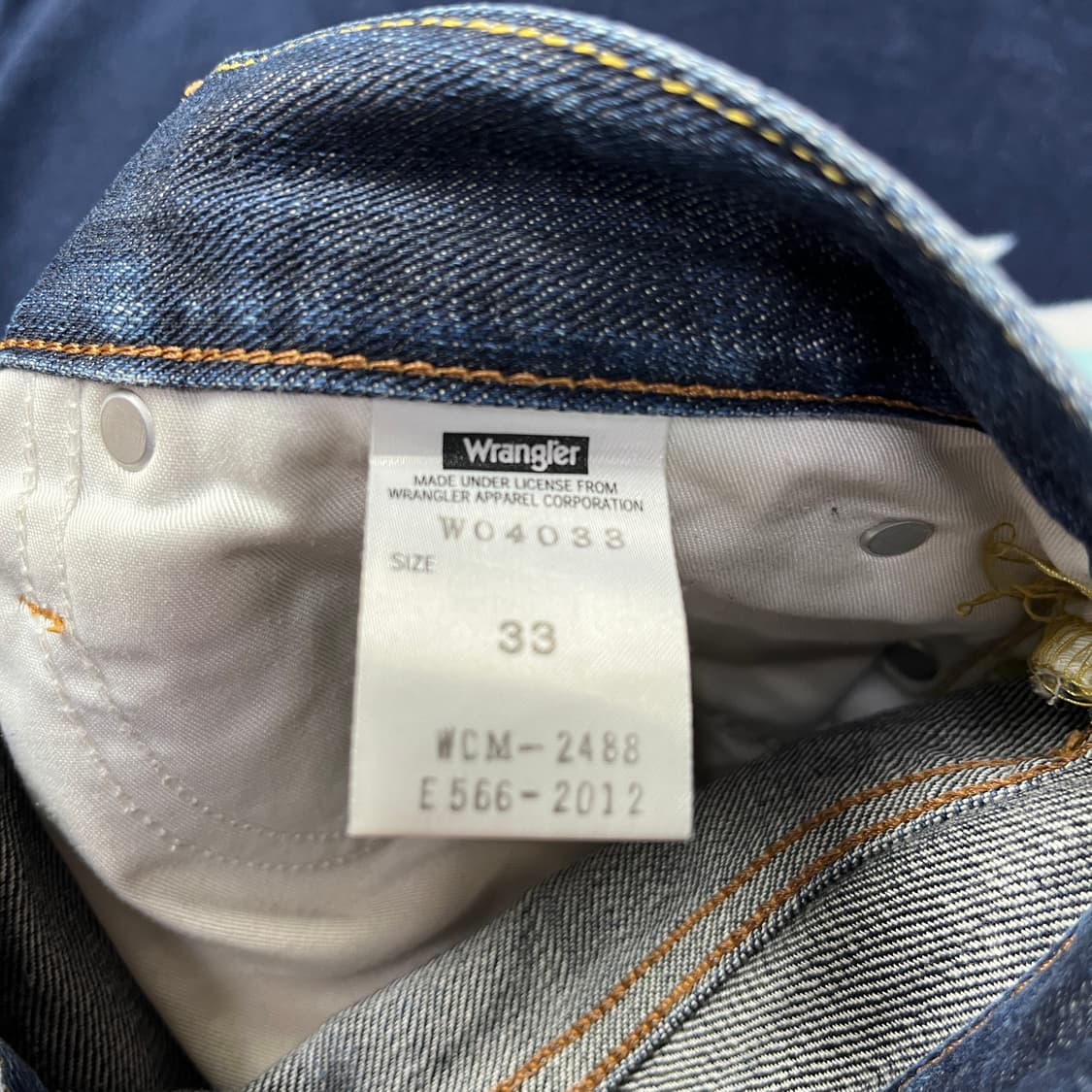wrangler(랭글러)빈티지 데님 (실측확인) 상품이미지3