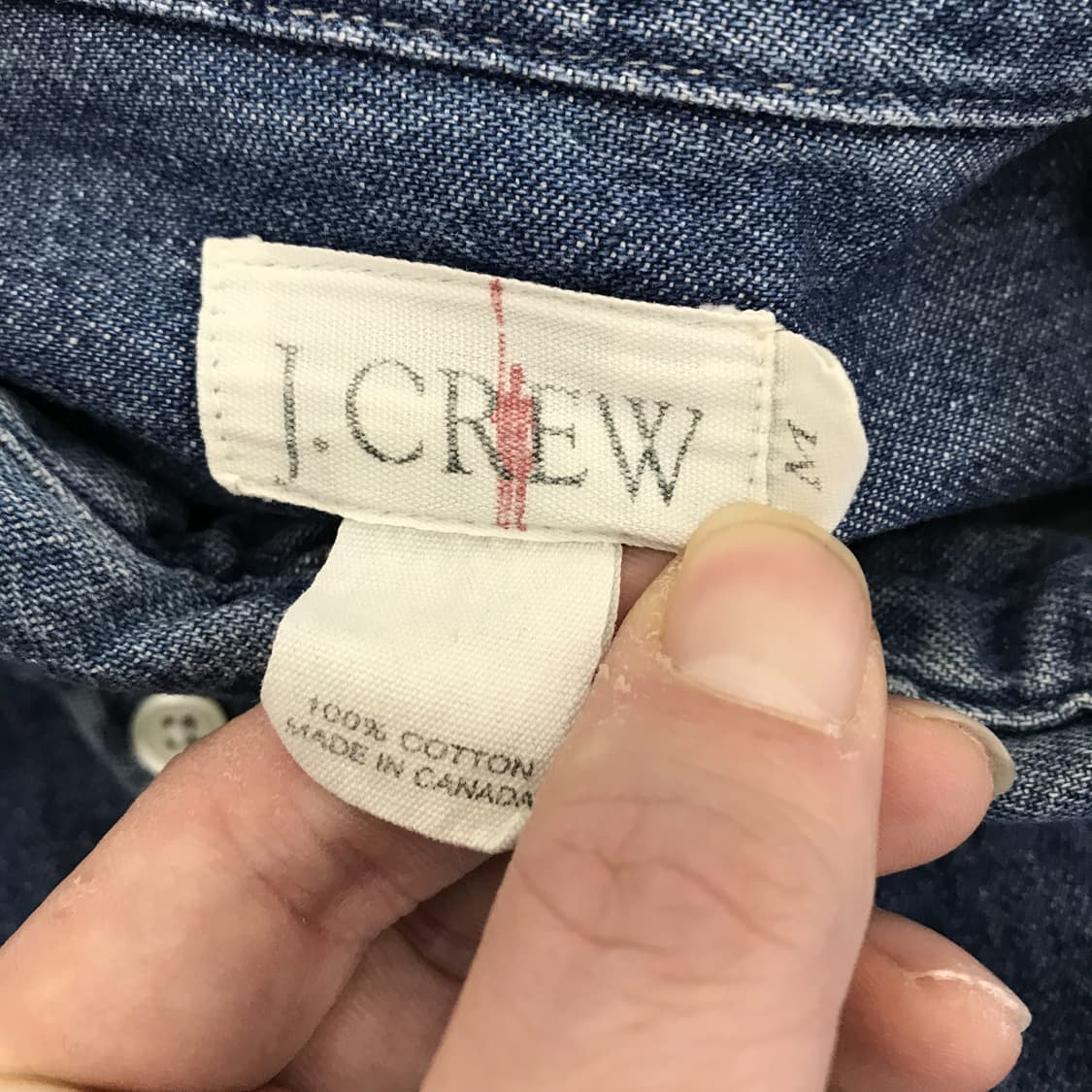 J.CREW 90s 캐나다산 데님셔츠 [국내105-110] 상품이미지5