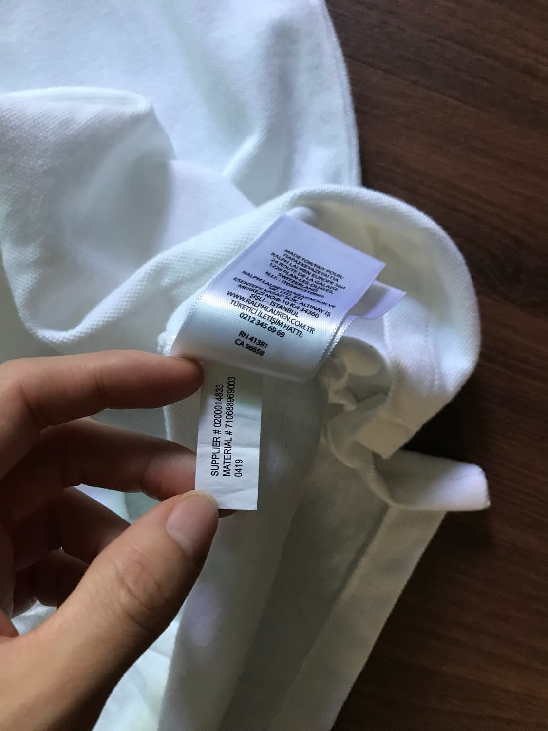 폴로 랄프로렌 빅 포니 화이트 카라티 상품이미지8