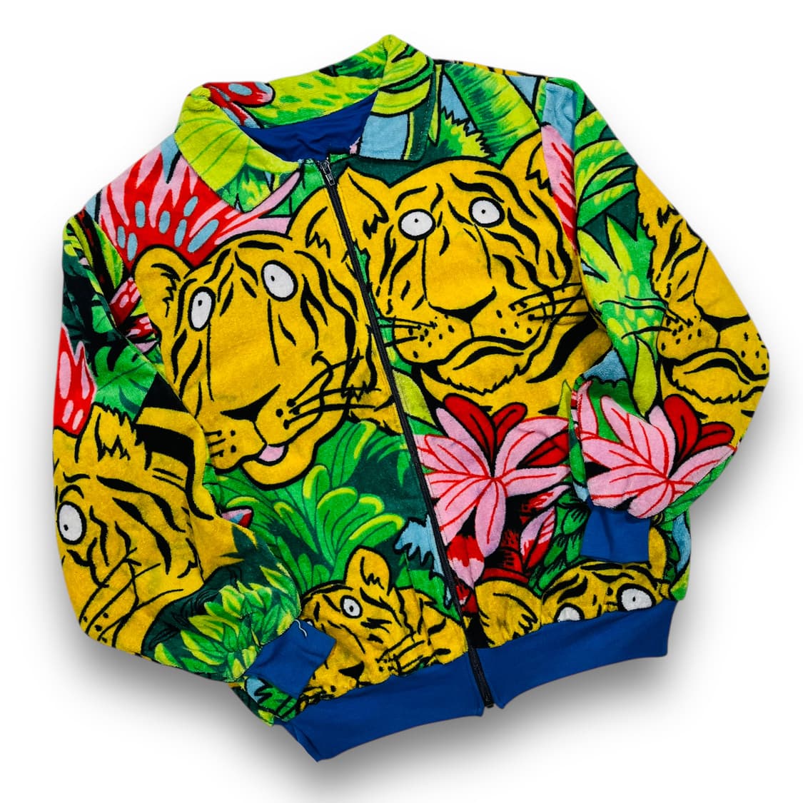 Tropical Jungle Tiger Vintage Jacket 상품이미지1