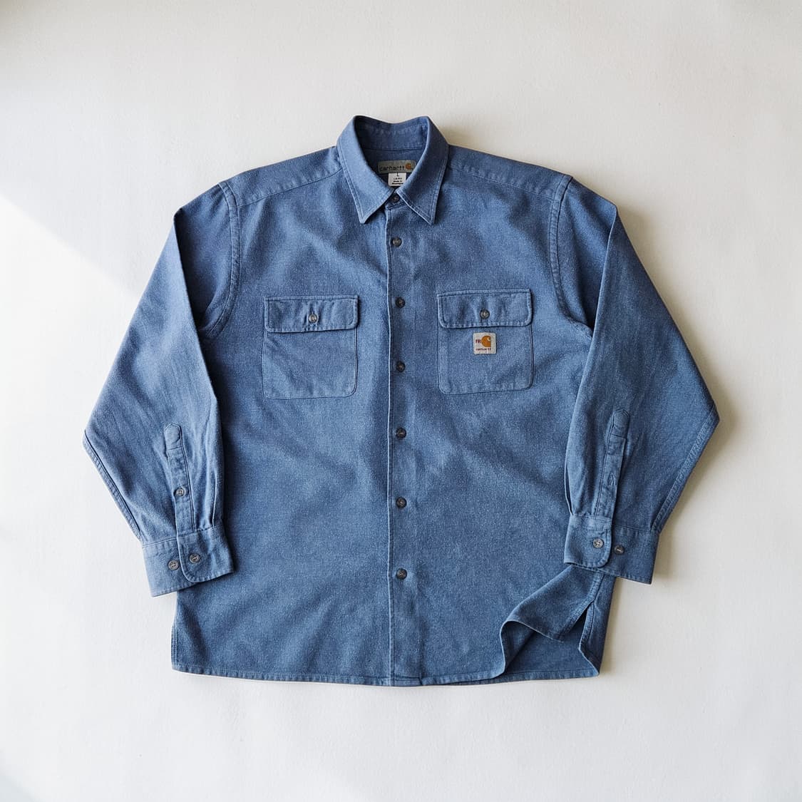 FR칼하트 면 세미오버핏 긴팔셔츠 L 상품이미지1