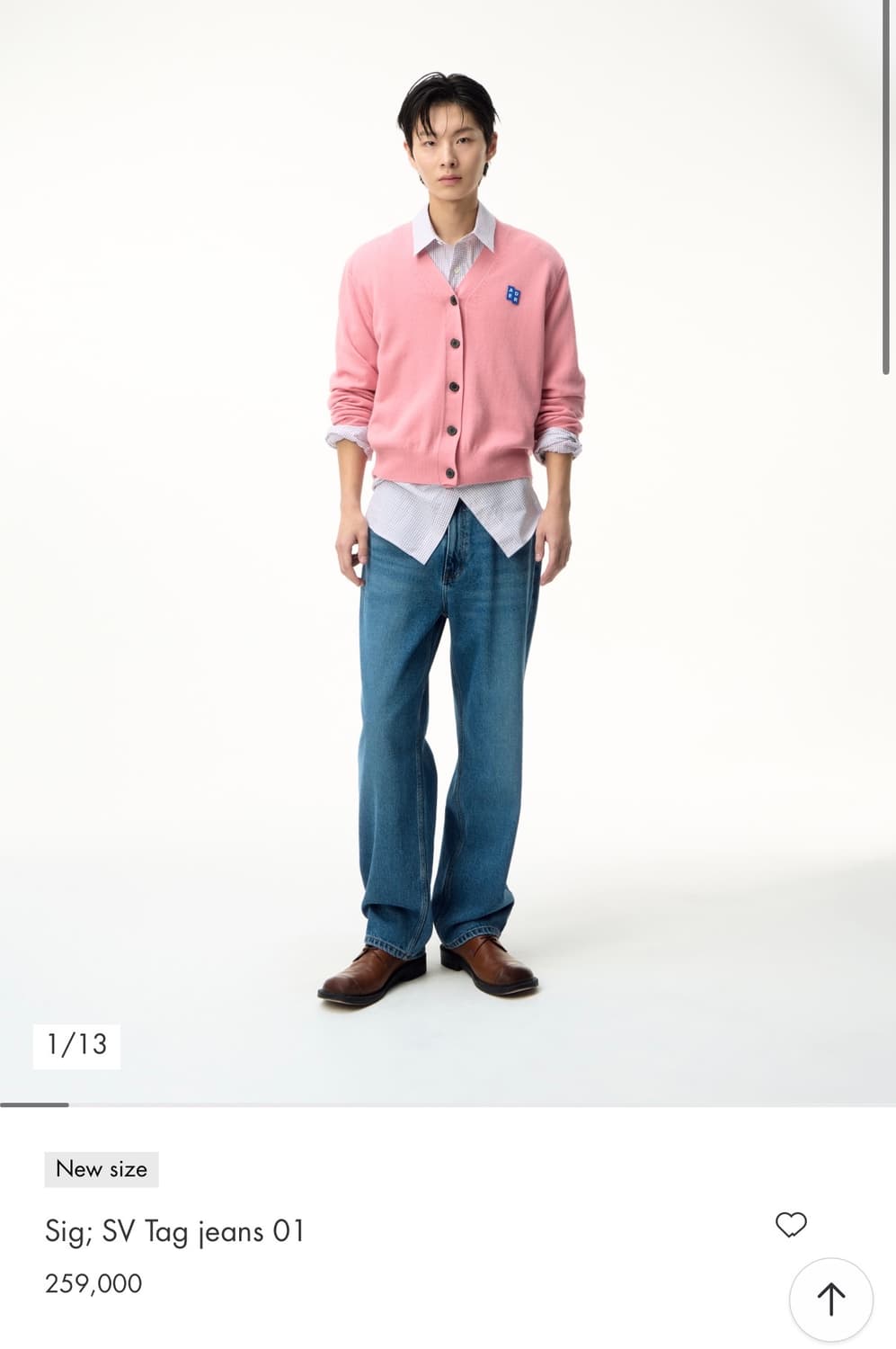 아더에러 (Sig; SV Tag jeans 01, blue, M사이즈) 상품이미지1