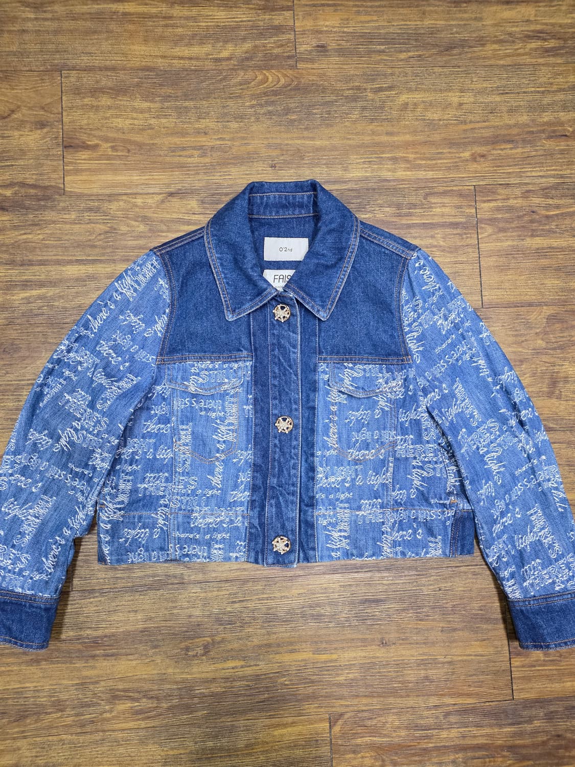 오즈세컨  데님자켓 상품이미지1