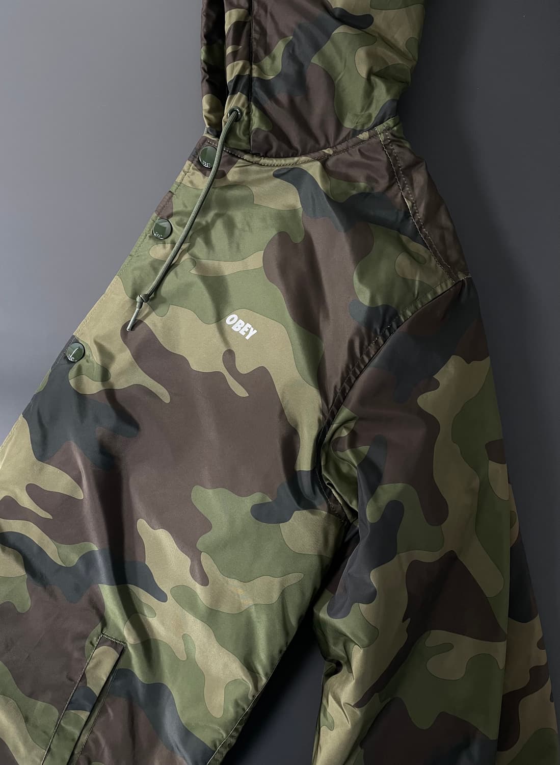 [M] OBEY 오베이 카모플라쥬 후드 자켓 상품이미지4