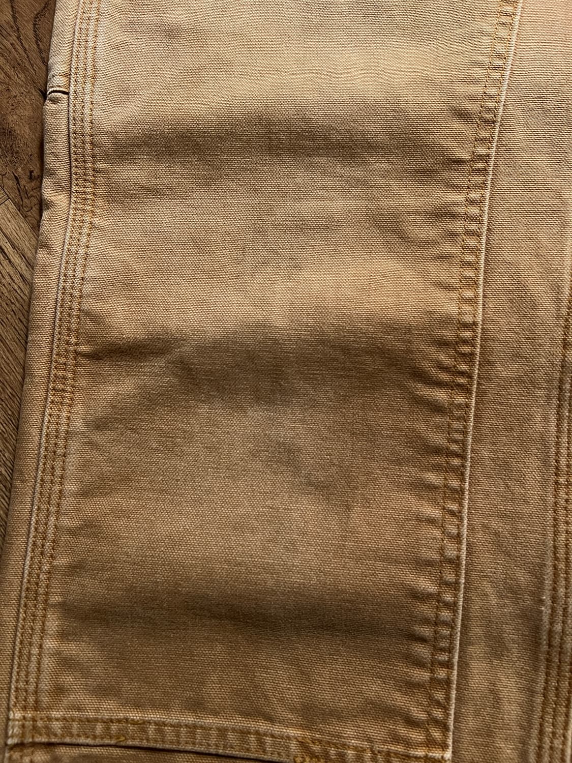 [36]칼하트 USA 빈티지 페이딩 브라운 더블니 워크 팬츠 상품이미지4