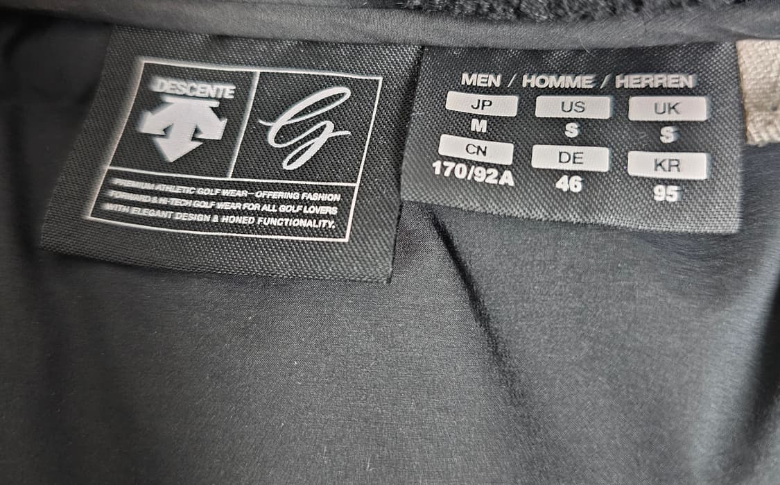 데상트골프 구스롱패딩 M 상품이미지3