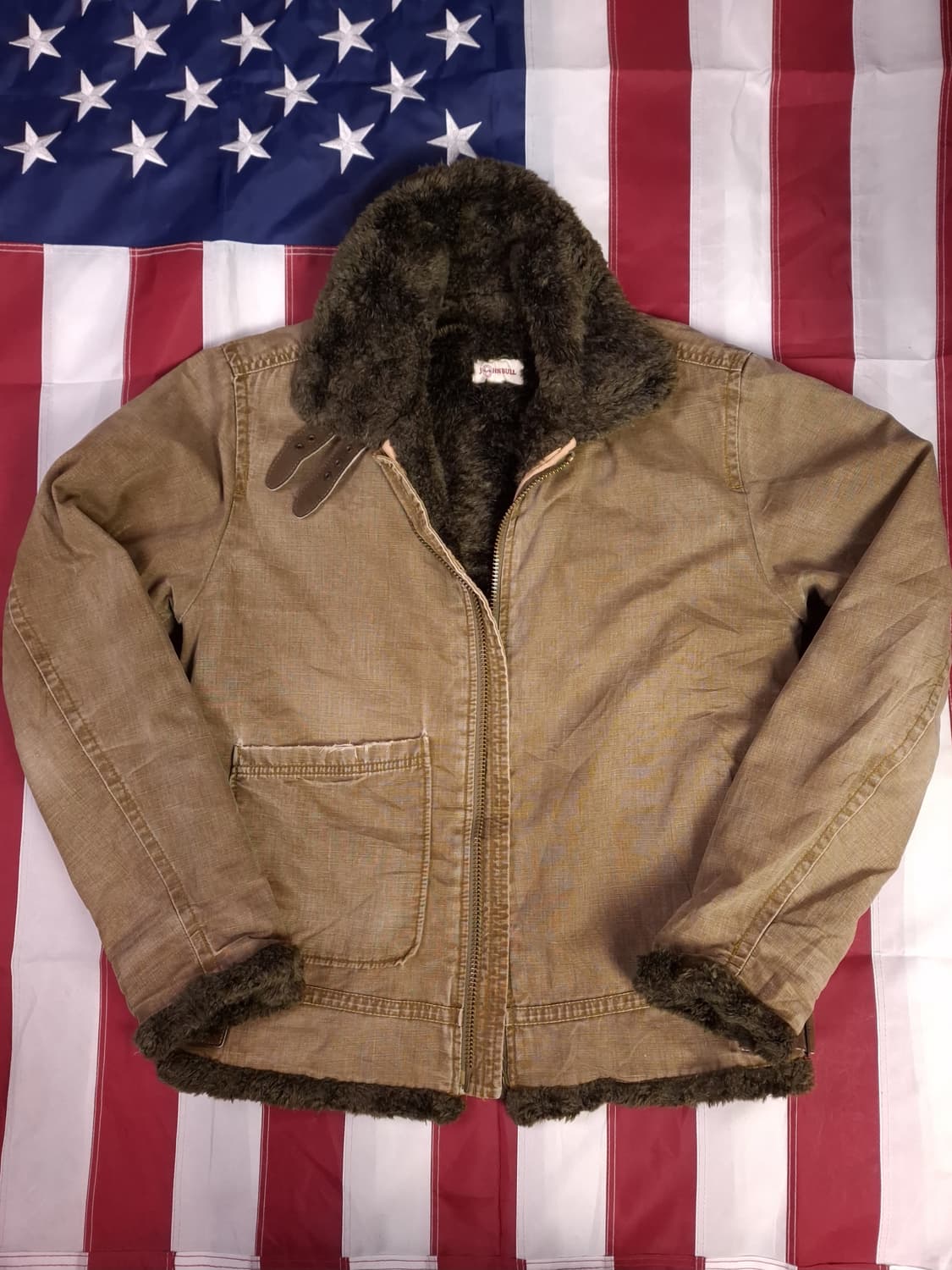 오리지날 90's 일본판 JOHNBULL 코튼 B-3 항공자켓 상품이미지1