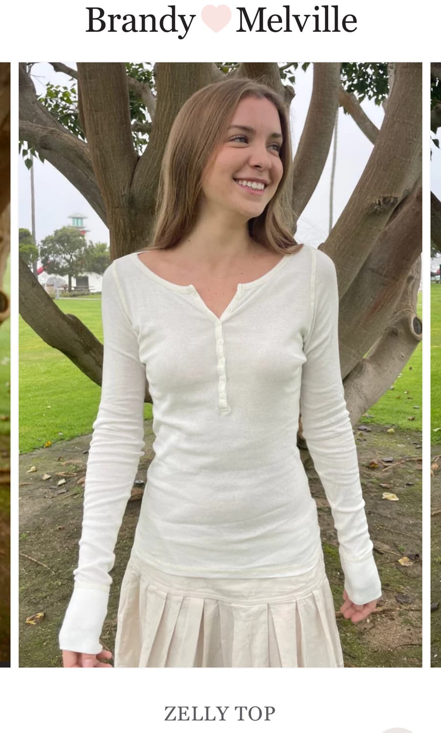 브랜디멜빌 젤리탑 화이트 아이보리 상품이미지1