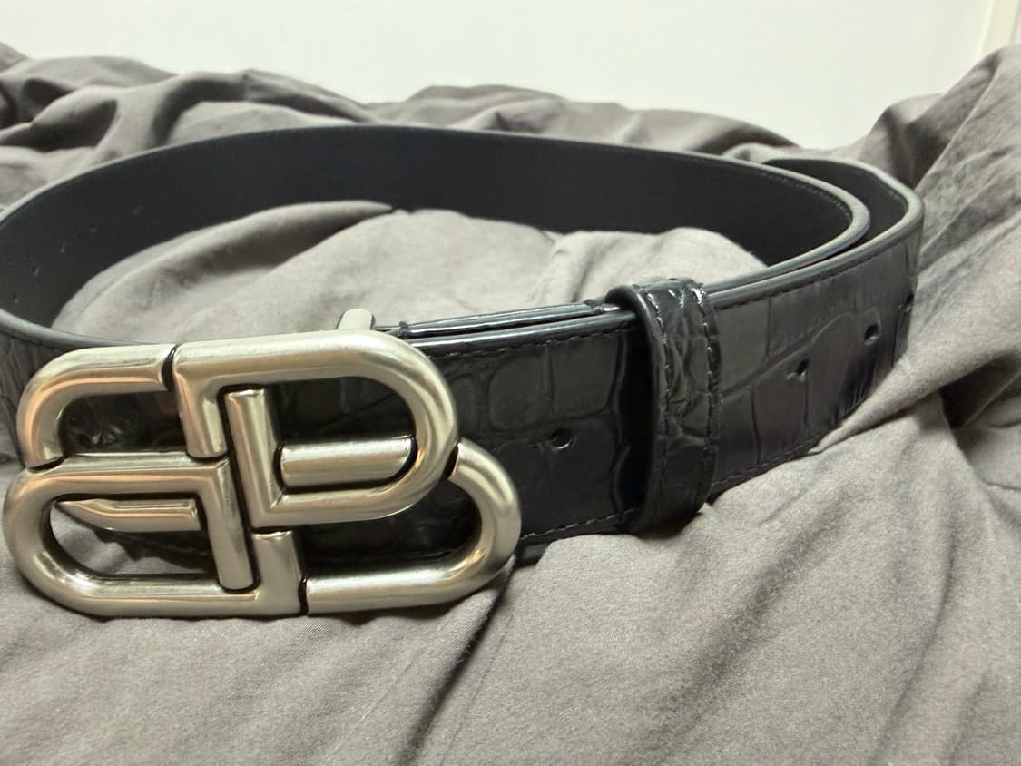 발렌시아가 BB벨트 크로커다일 95 사이즈 상품이미지2