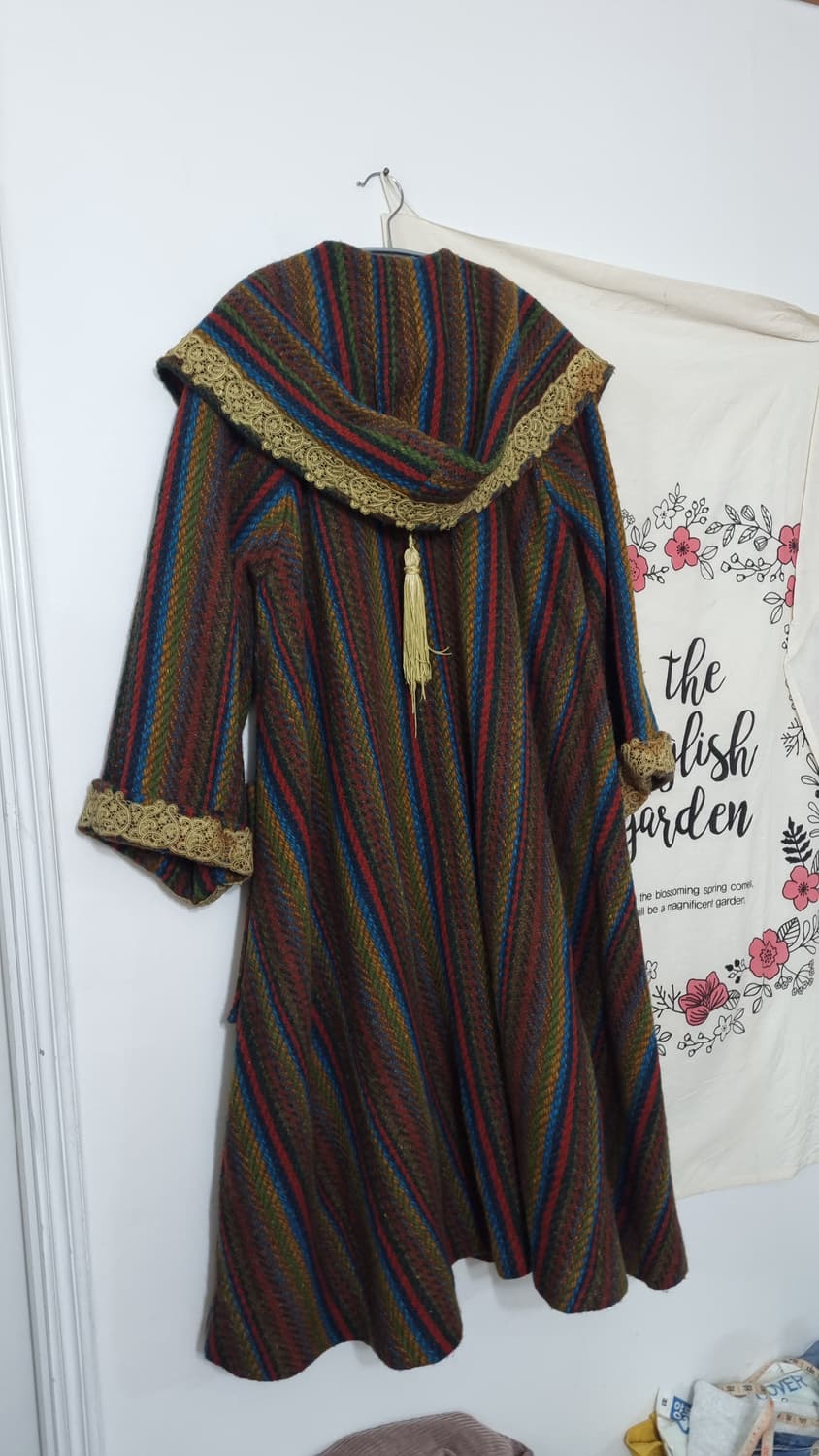 모리걸 히피스타일 맥시 오버핏 로브 코트 상품이미지8