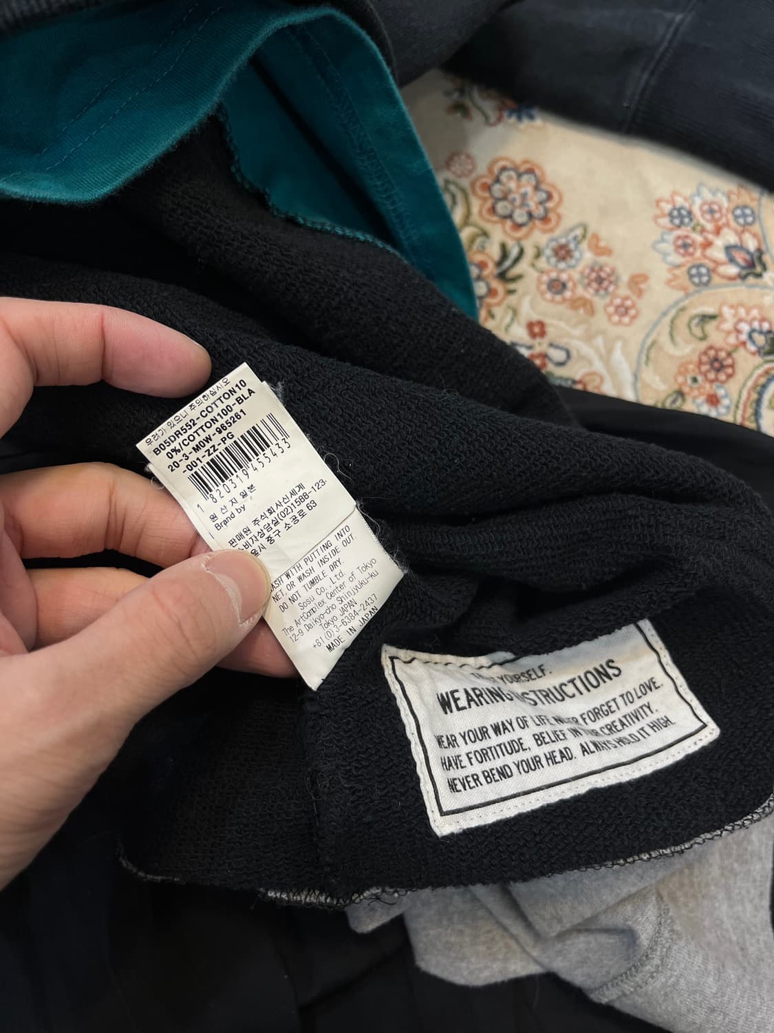 미하라야스히로 20-21aw 레이어드 후드 원피스 상품이미지6