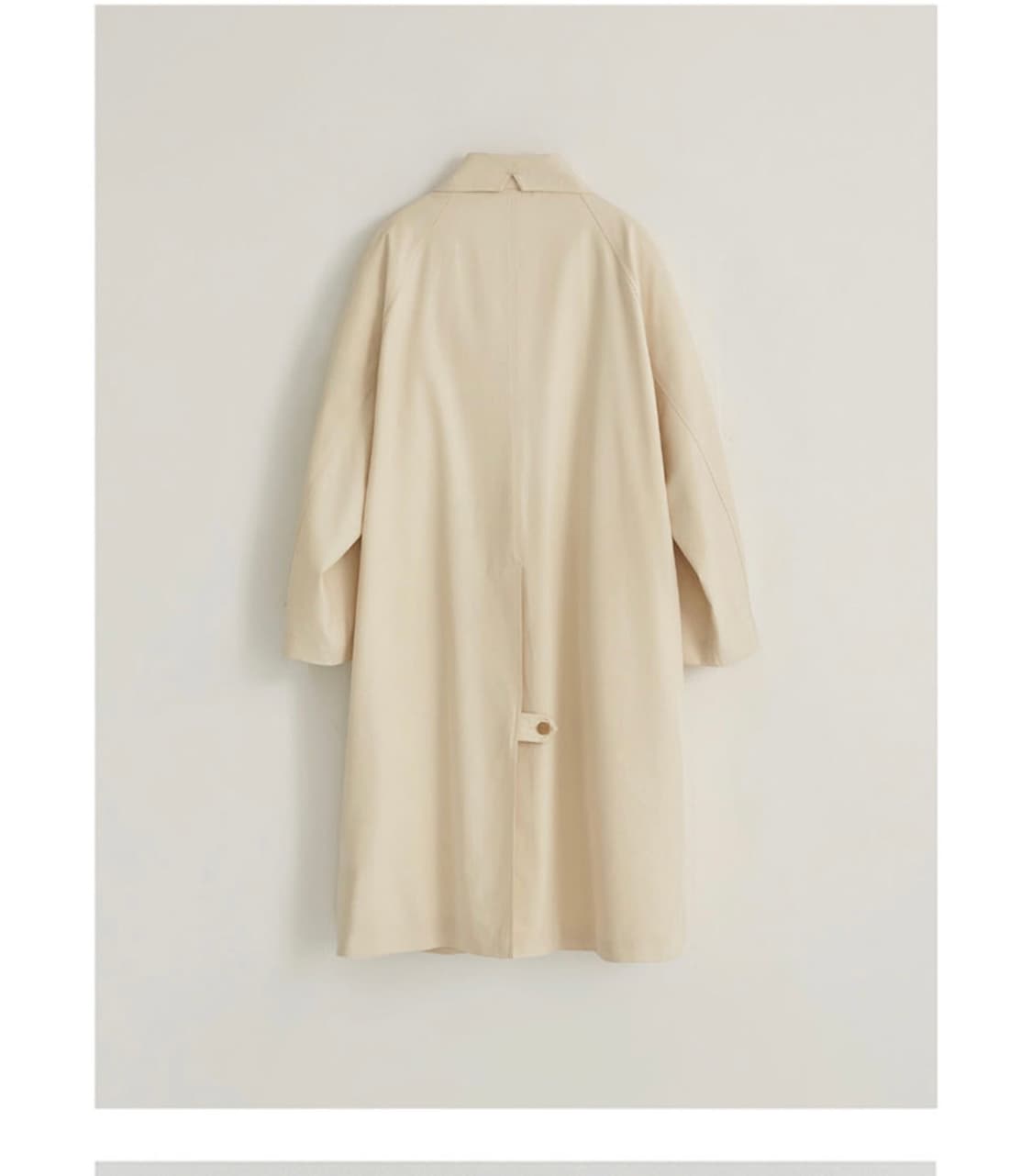 HANE의 레글런 트렌치 코트   Ecru 상품이미지8