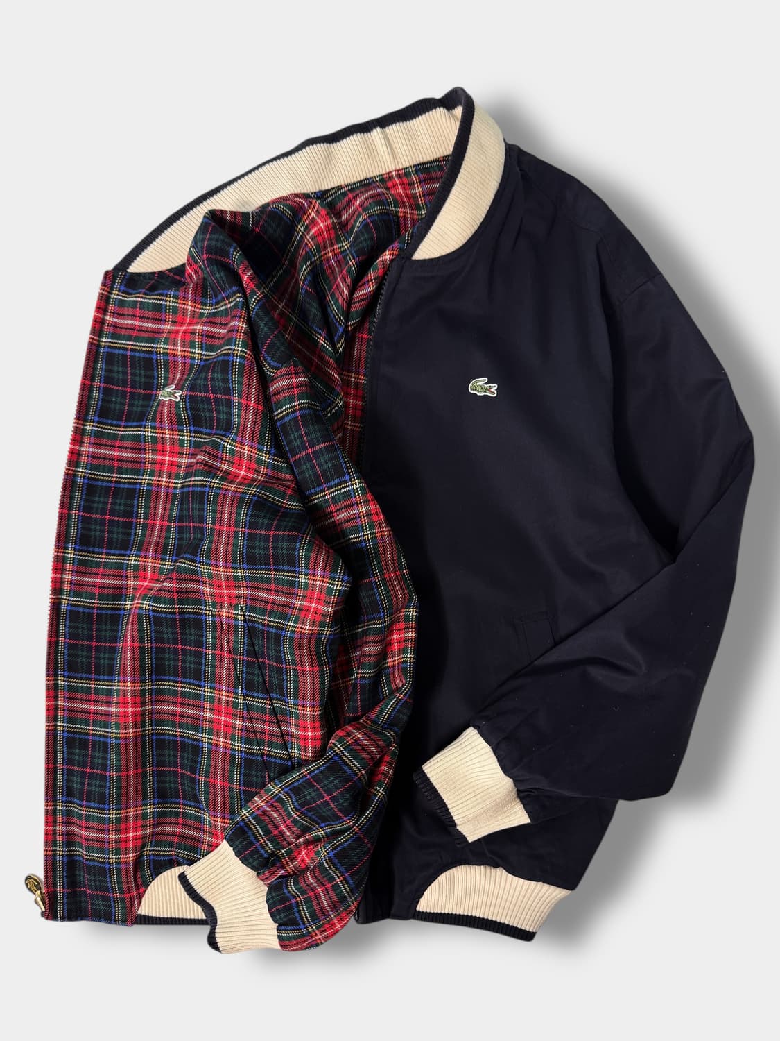 라코스테 00‘s 루즈핏 양면 모직 블루종 자켓 상품이미지3