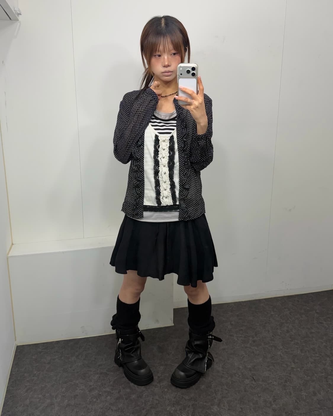 𖤐블랙 러블리 너드 set𖤐 상품이미지2