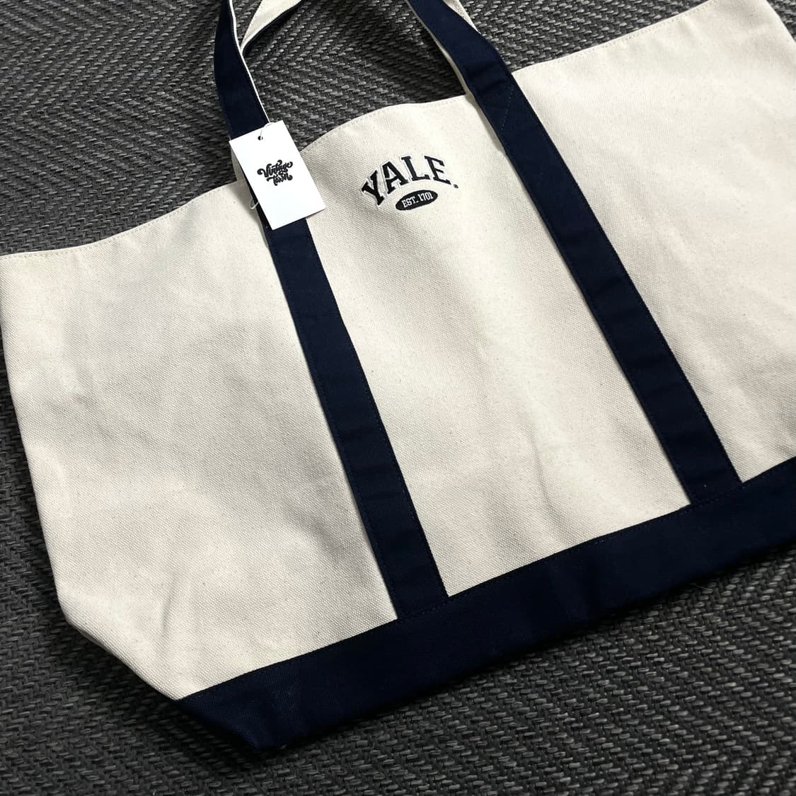 YELE 예일 투톤 캔버스 에코 도트백o 4297 상품이미지3