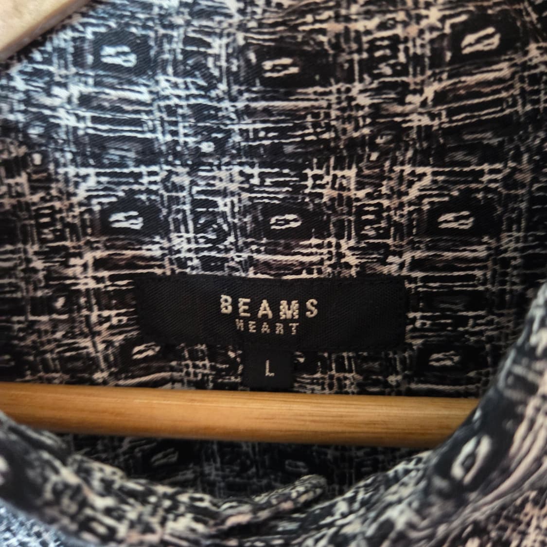 [Beams heart] 빔즈 자카드 패턴 셔츠 상품이미지5