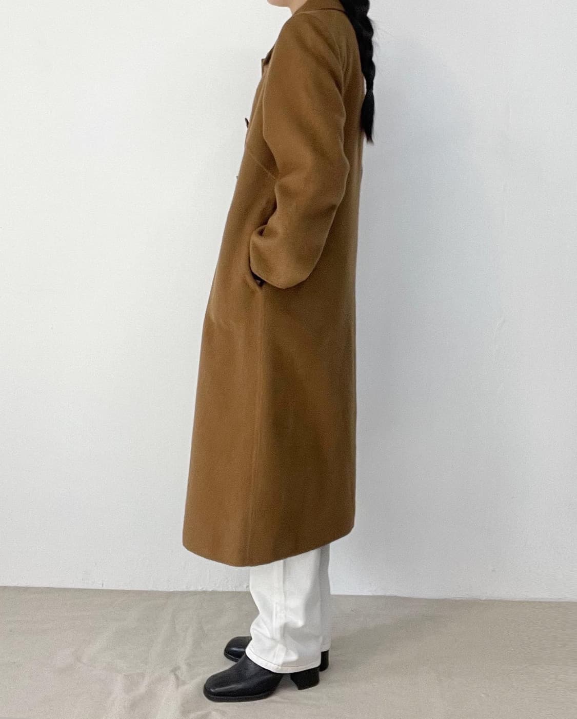 빈티지 캐시미어 코트 상품이미지4
