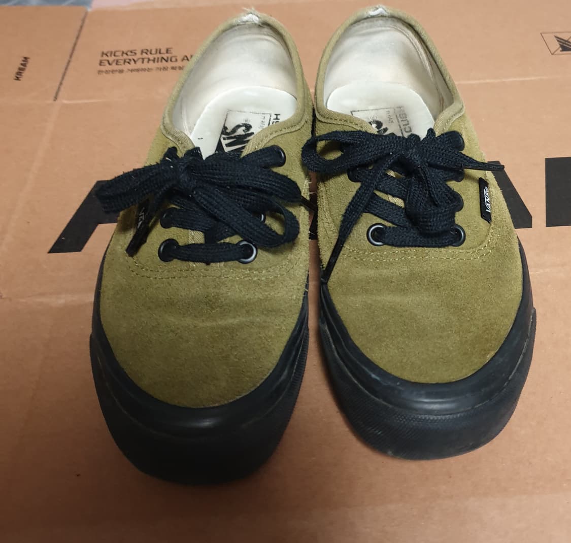 (희귀매물) 반스 어센틱44 DX 올리브 블랙 스니커즈 (220) 상품이미지3