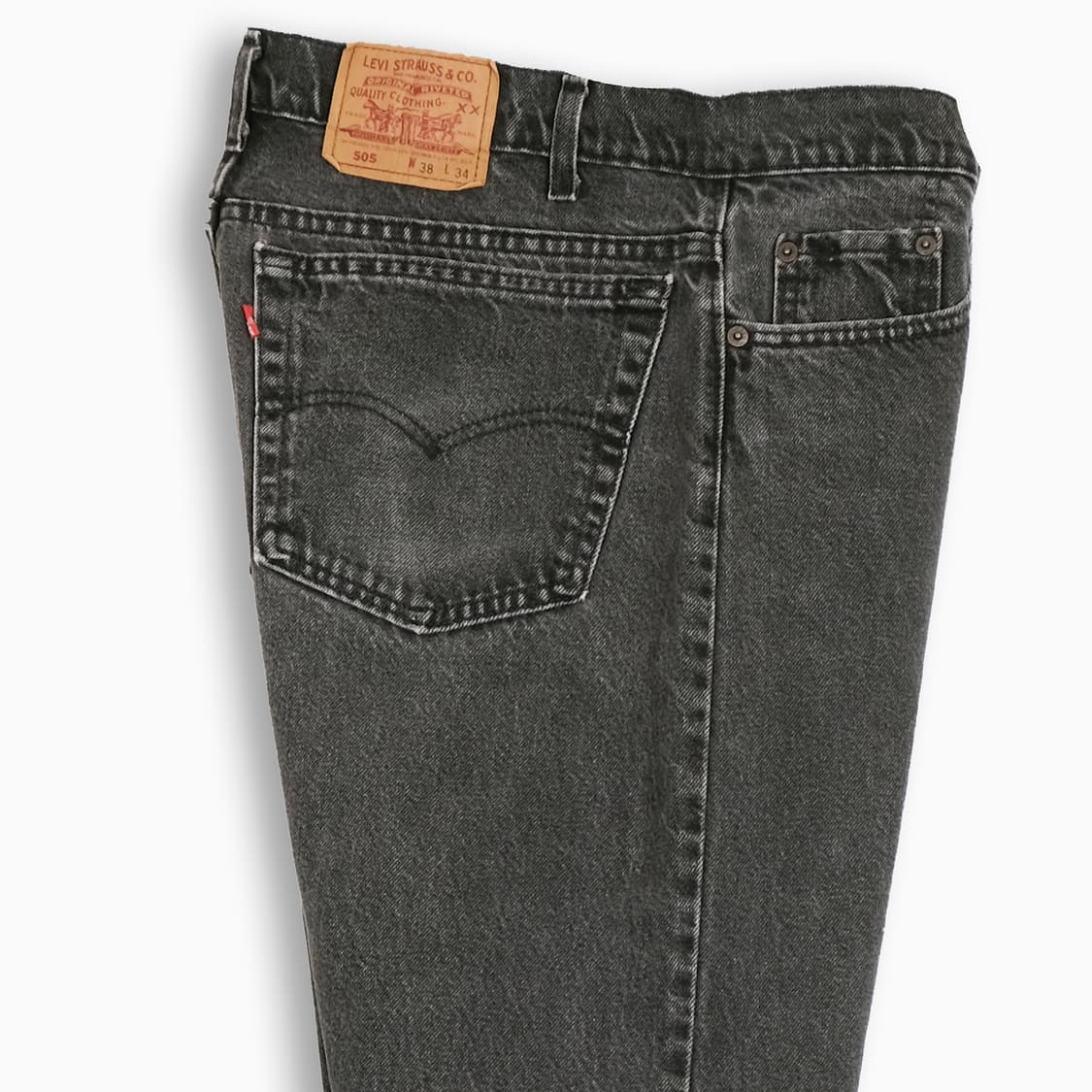 빈티지 리바이스 505 흑청 90s USA 36인치 LV5053814 상품이미지5