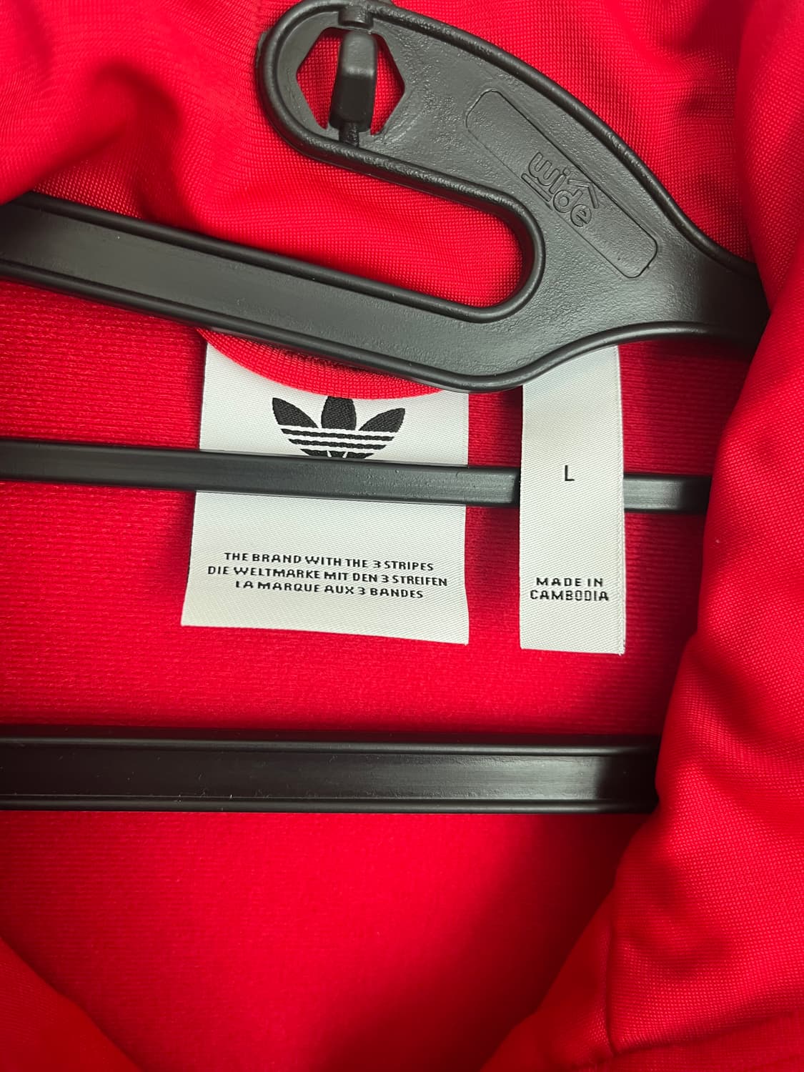 아디다스 파이어버드 져지 레드 [L] 상품이미지4