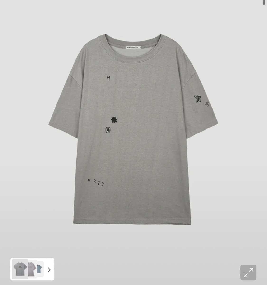 서피스에디션 TATTOO T-SHIRTS 타투티셔츠 / S사이즈 상품이미지1