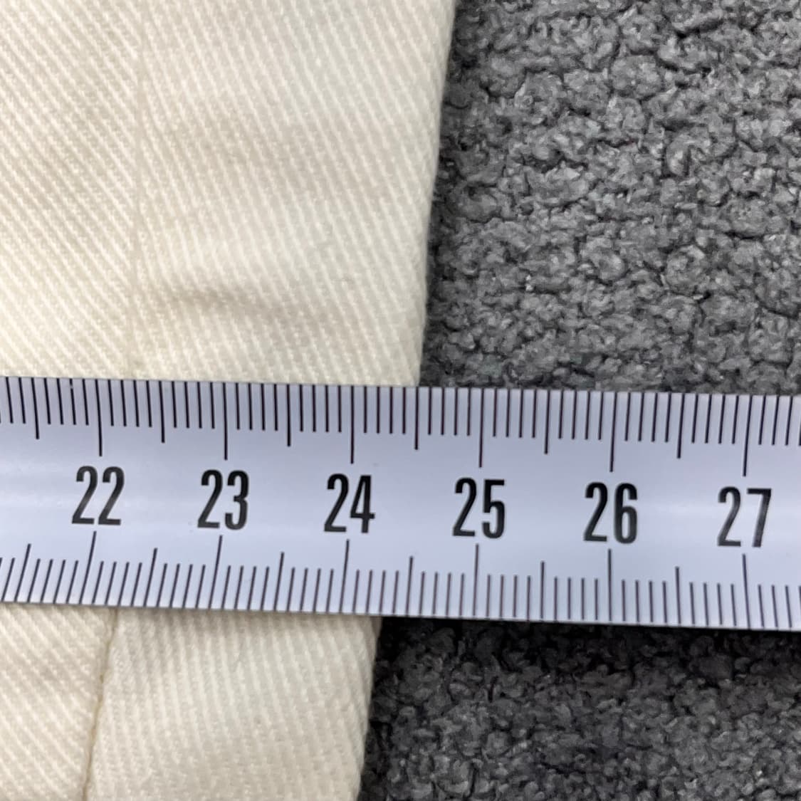 36 돌체앤가바나 여성 화이트 데님 팬츠 상품이미지8