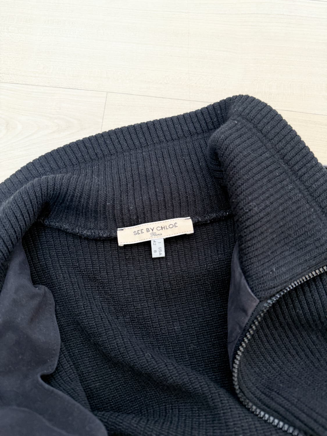 see by chloe 씨바이 끌로에 니트 집엎 자켓 상품이미지2