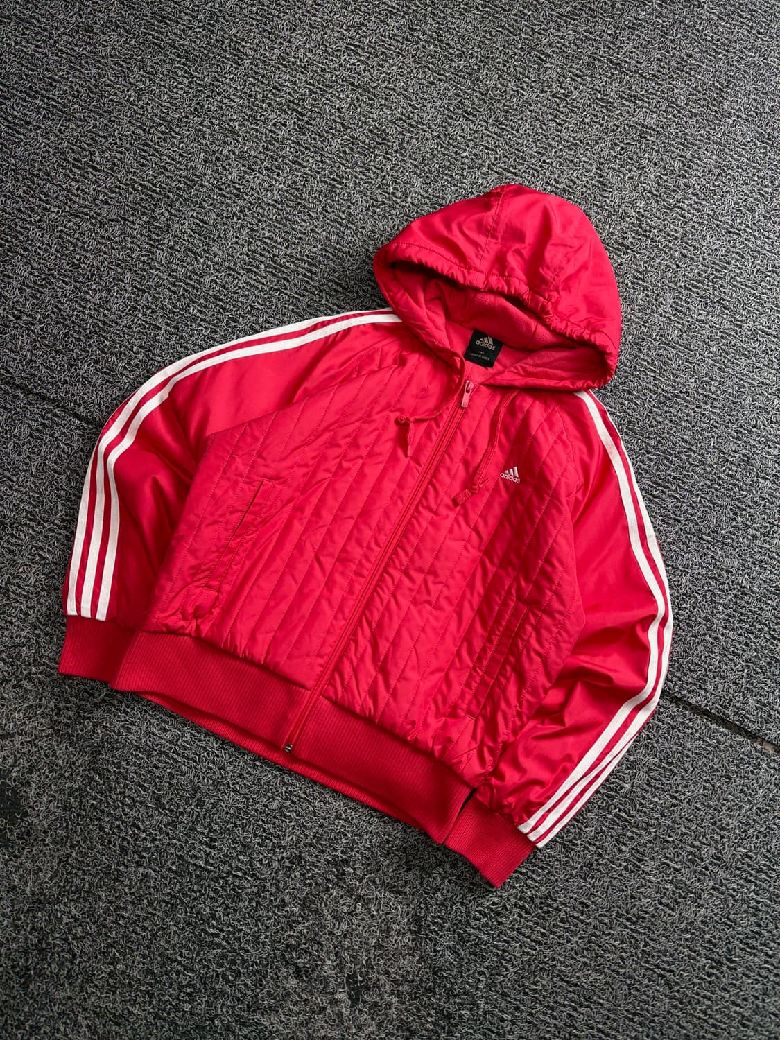 아디다스 올드스쿨 퀼팅 패디드 후디 자켓 2832 상품이미지1