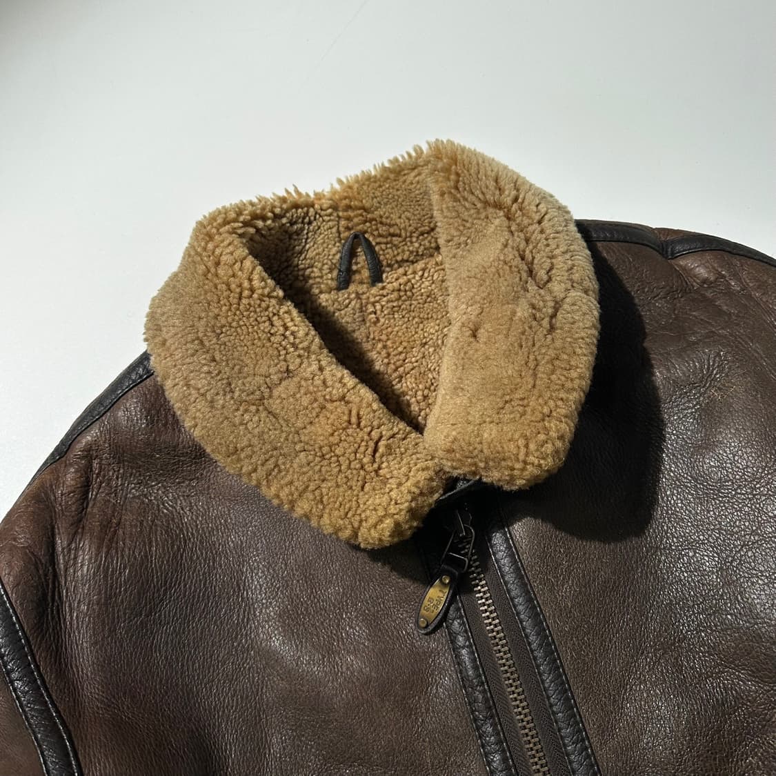 스투시 B-3 램스킨 시어링 무스탕 봄버 자켓 상품이미지4