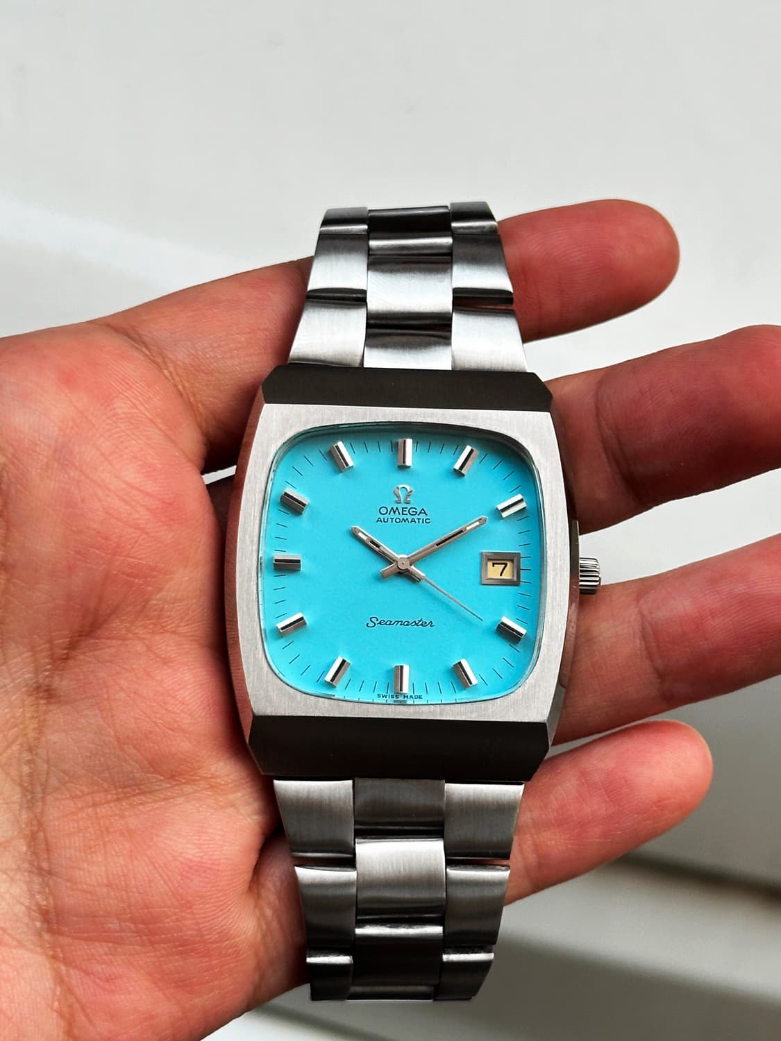 정품 오메가 희귀 씨마스터 빅 사이즈 자동 남자 시계 상품이미지1