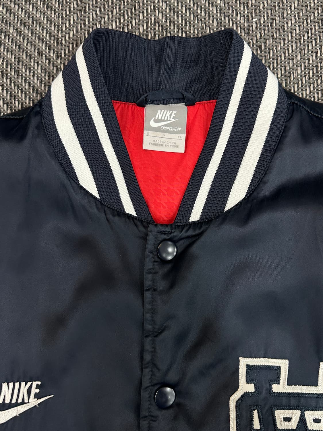 나이키 바시티자켓 네이비 상품이미지3