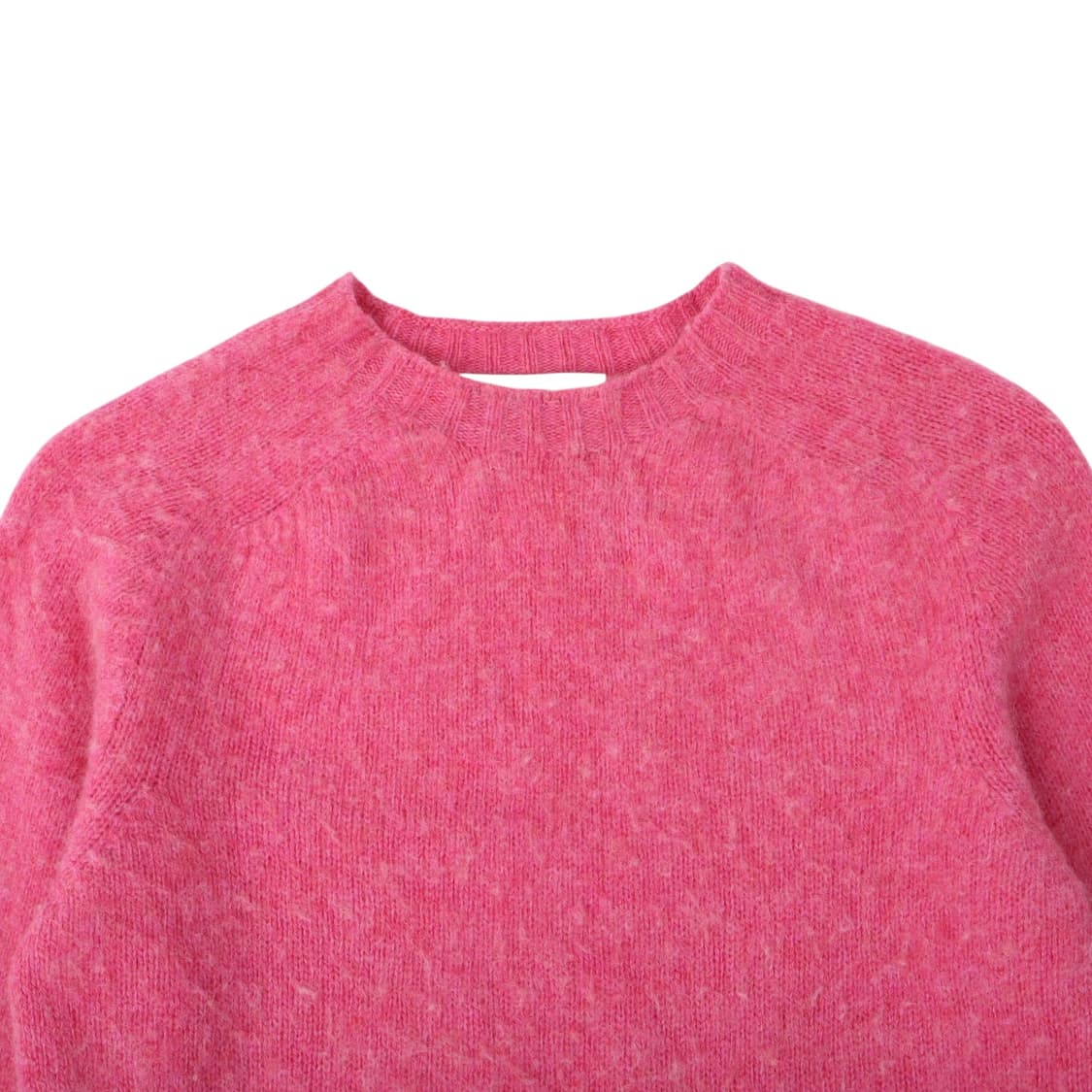 할리오브스코틀랜드 쉐기 크루넥 울 니트 핑크 상품이미지2