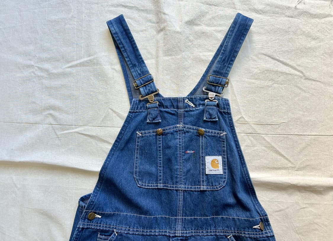 칼하트 데님 오버올 팬츠 상품이미지2