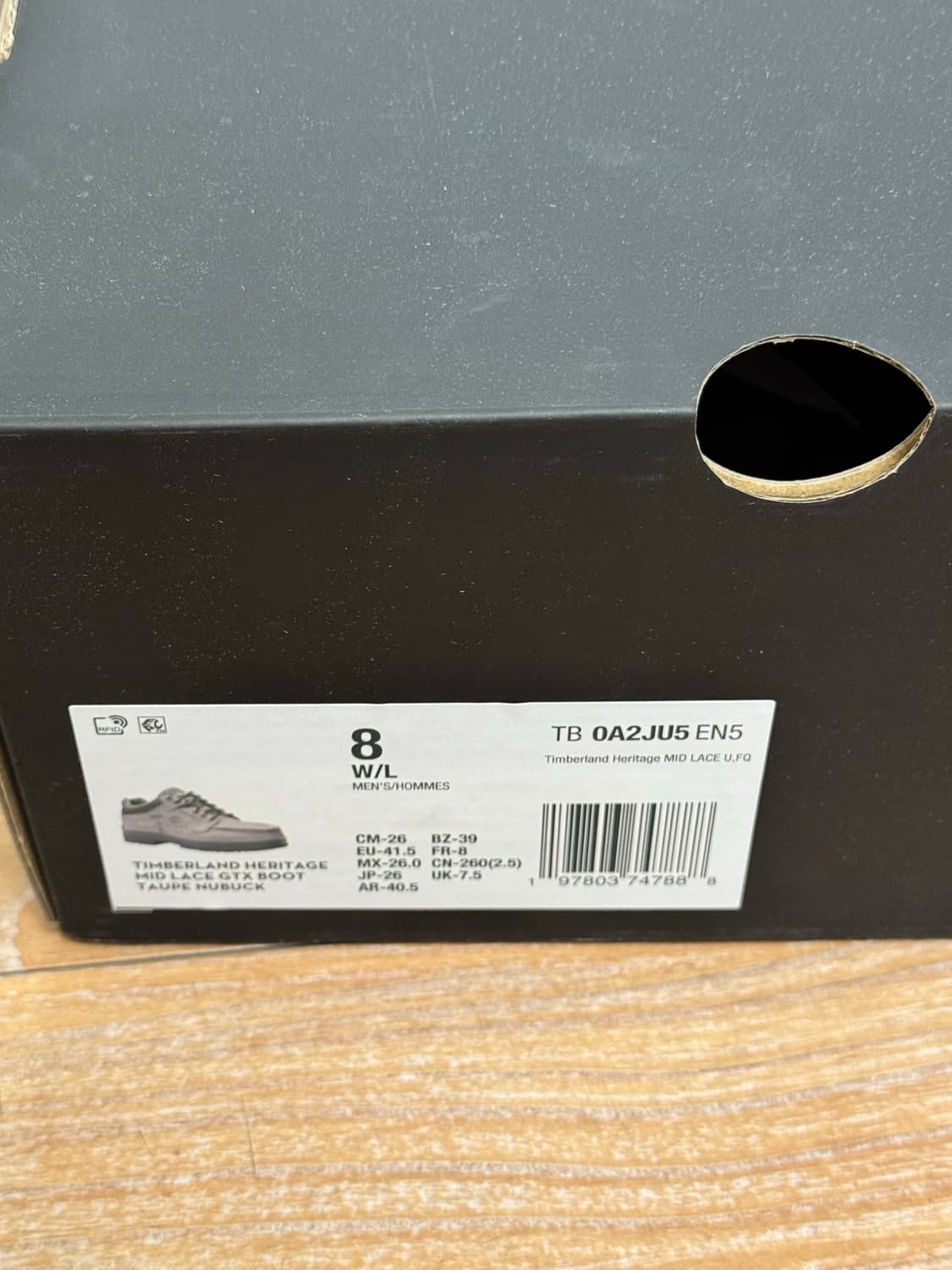 팀버랜드 헤리티지 헤리티지 목토 GTX 미드 토프 누벅 260 [새상품] 상품이미지3