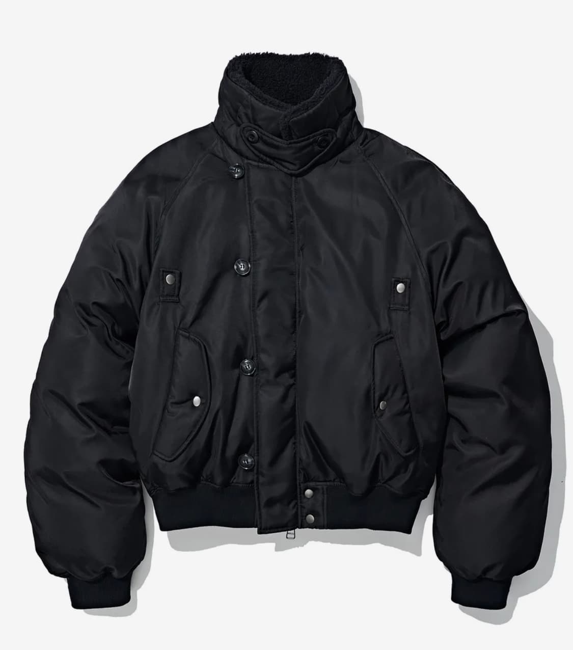 파르티멘토 밀리터리 숏 파카 블랙 상품이미지1