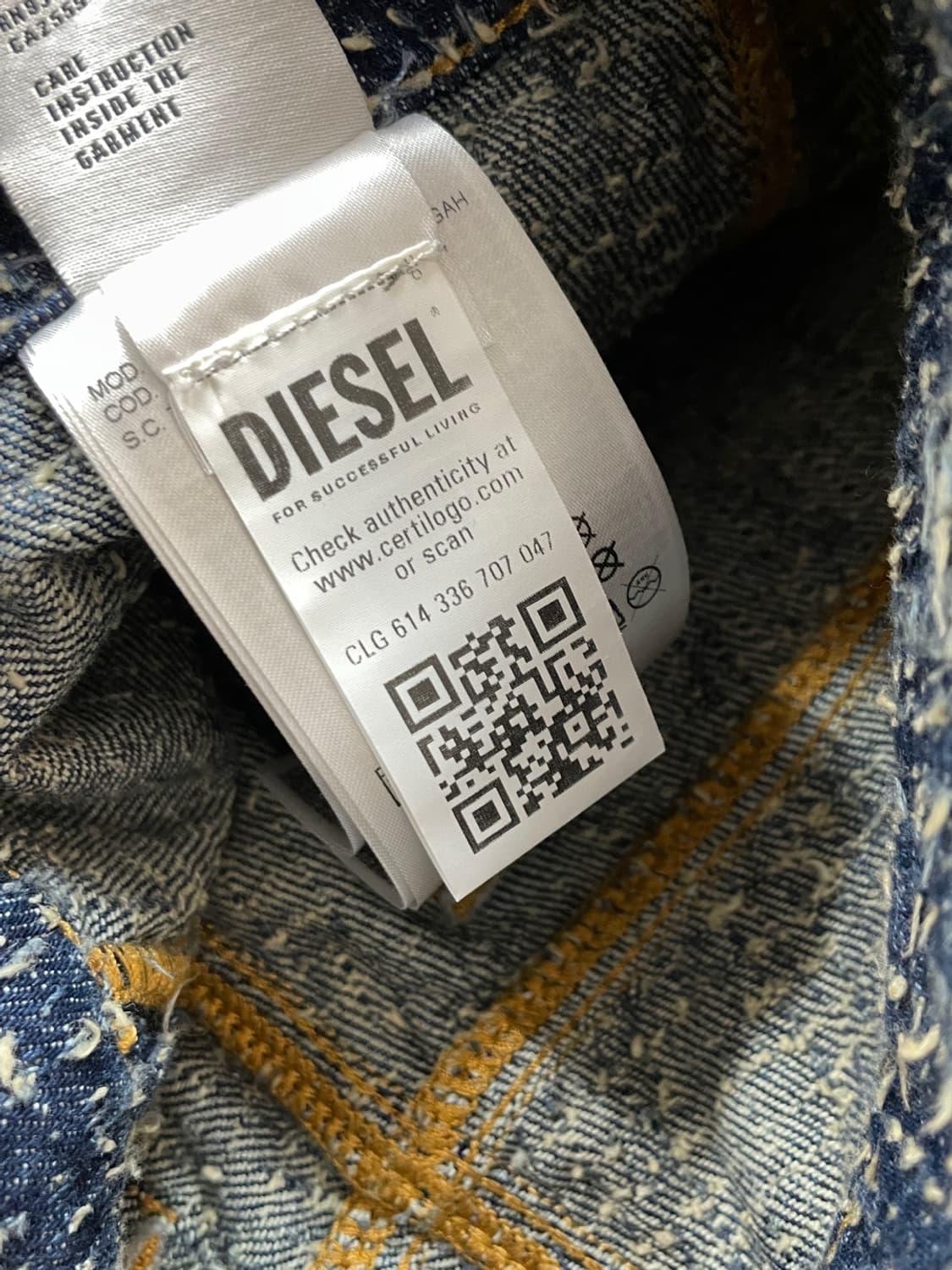 디젤 에비 부츠컷 데님 팬츠  상품이미지10