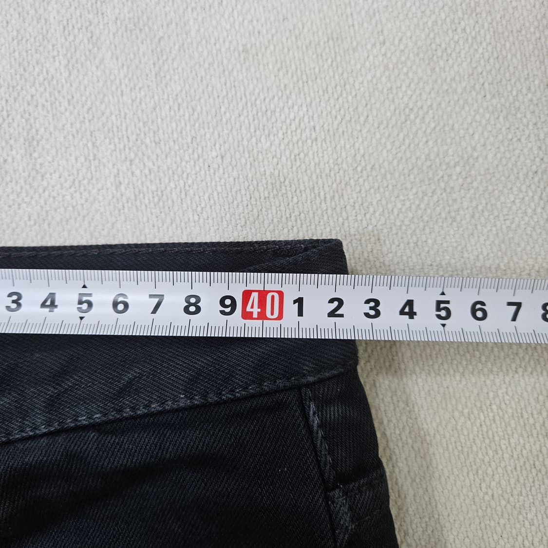 실측확인 산드로 블랙 데님 팬츠 0319Y 상품이미지6