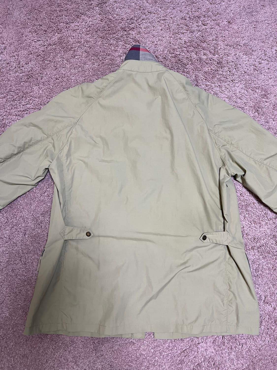 barbour 바버 드레스 타탄 나일론 코팅 자켓 상품이미지9