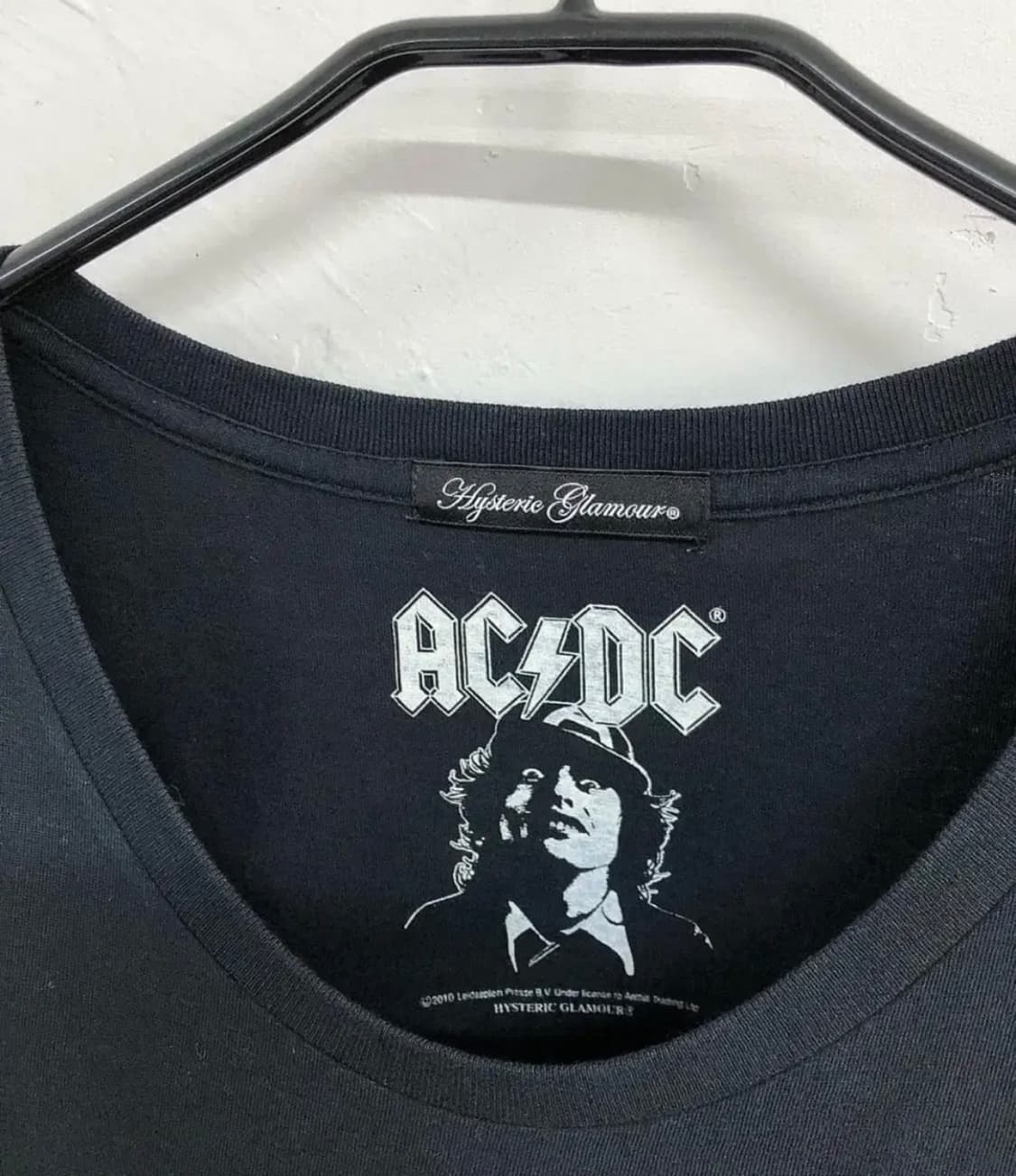 히스테릭글래머 acdc 반팔 블랙 상품이미지3