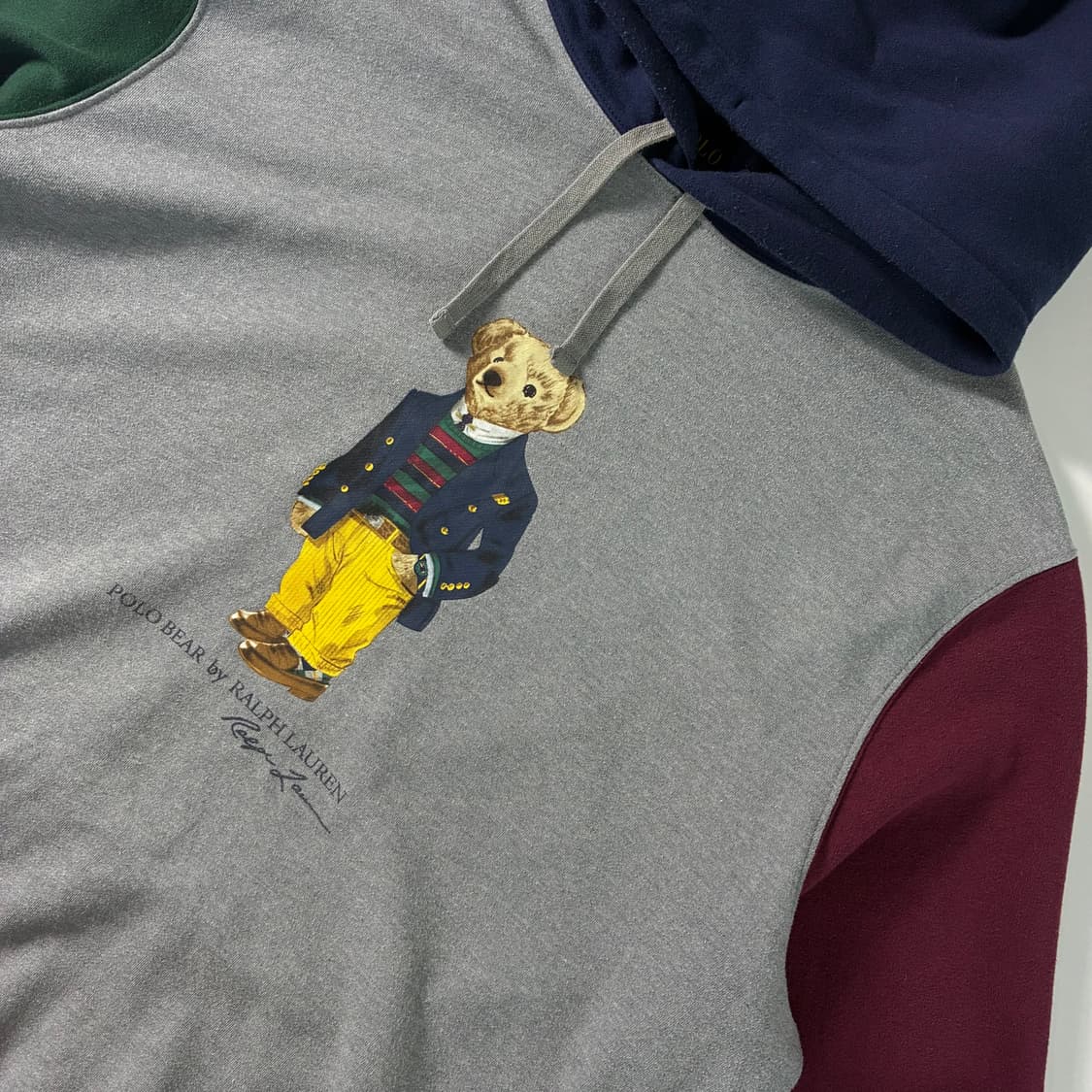 Polo  폴로 랄프로렌 베어 그레이 투톤 후드티  상품이미지3