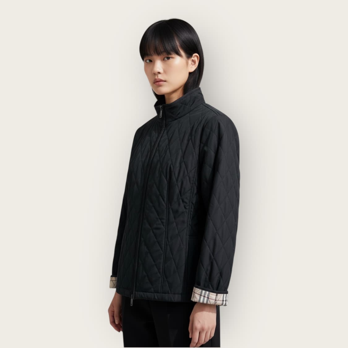 55/ 버버리 퀄티드 노바체크 패딩 자켓 상품이미지1