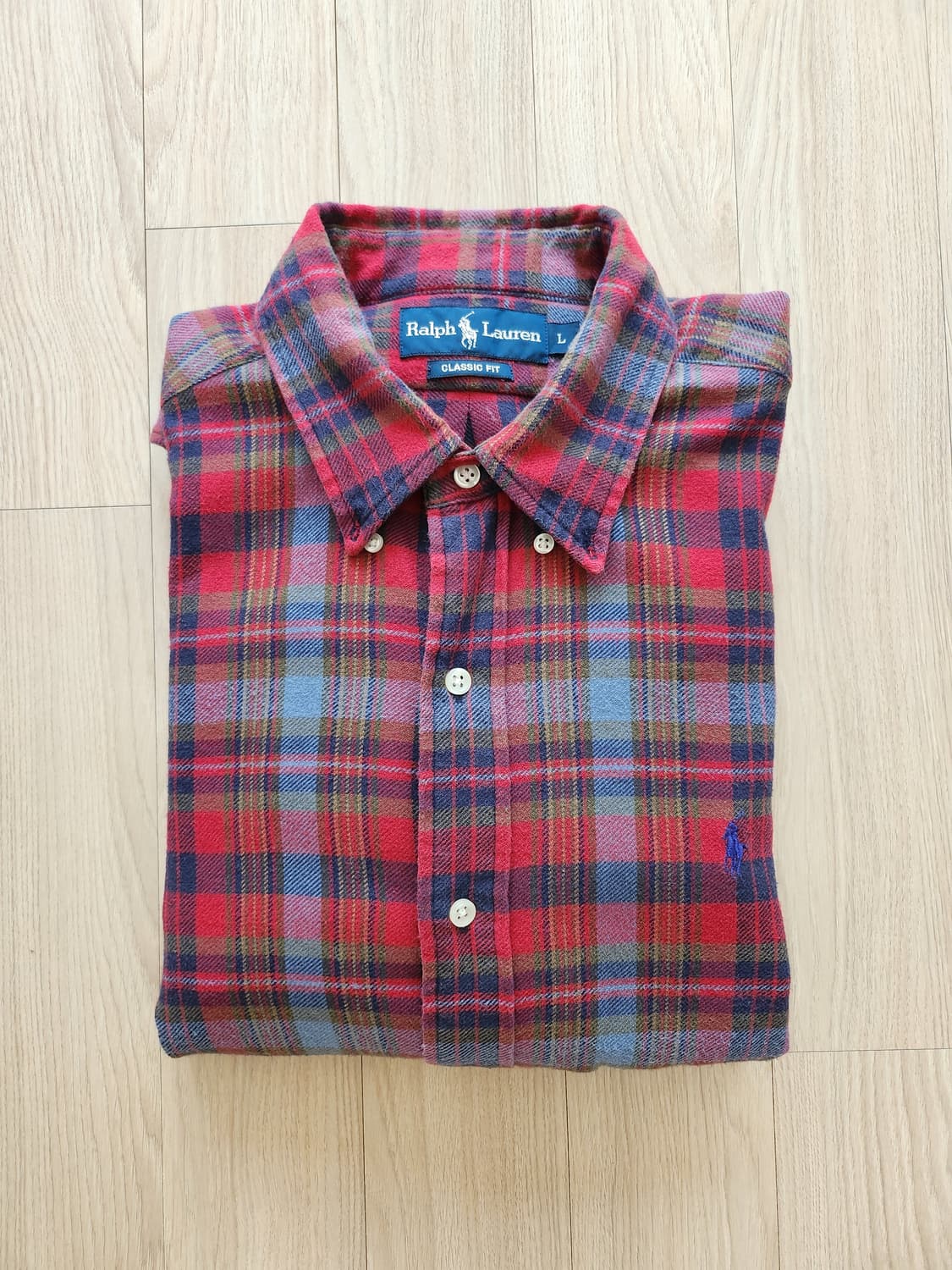 폴로랄프로렌 체크셔츠 (L 상품이미지4