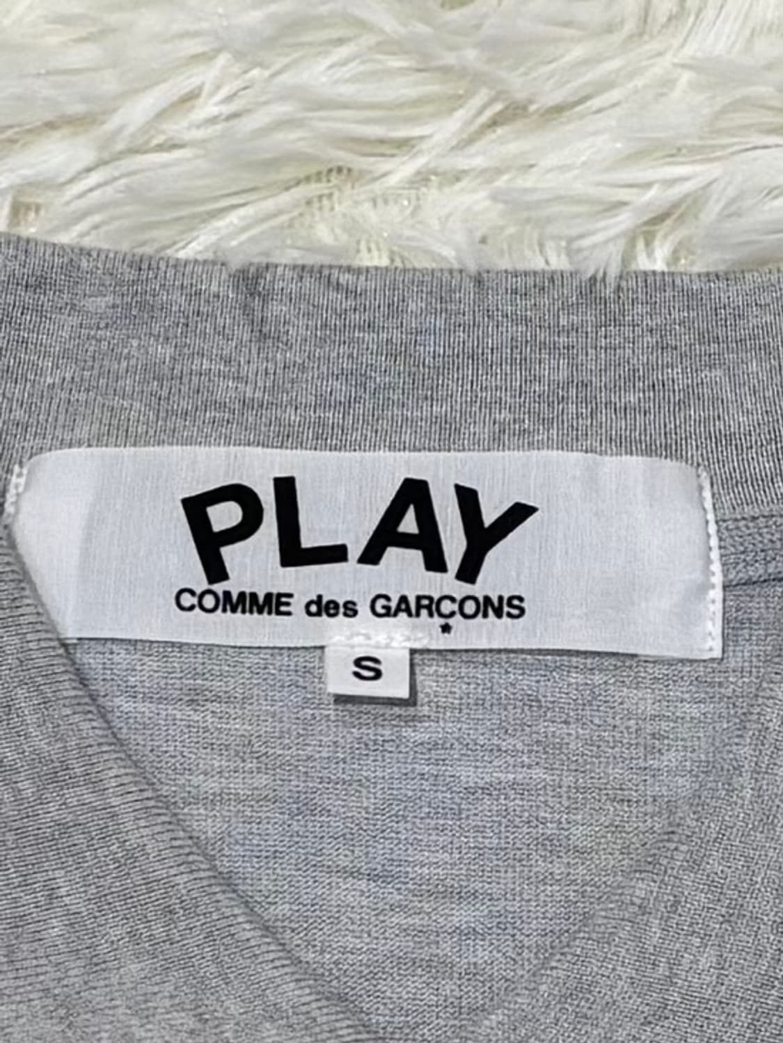 꼼데가르송 블랙와펜 반팔 카라티 상품이미지6