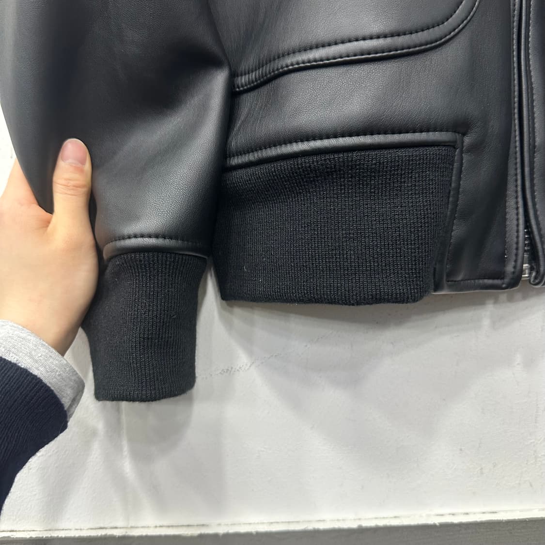 보세 레더 자켓 상품이미지4