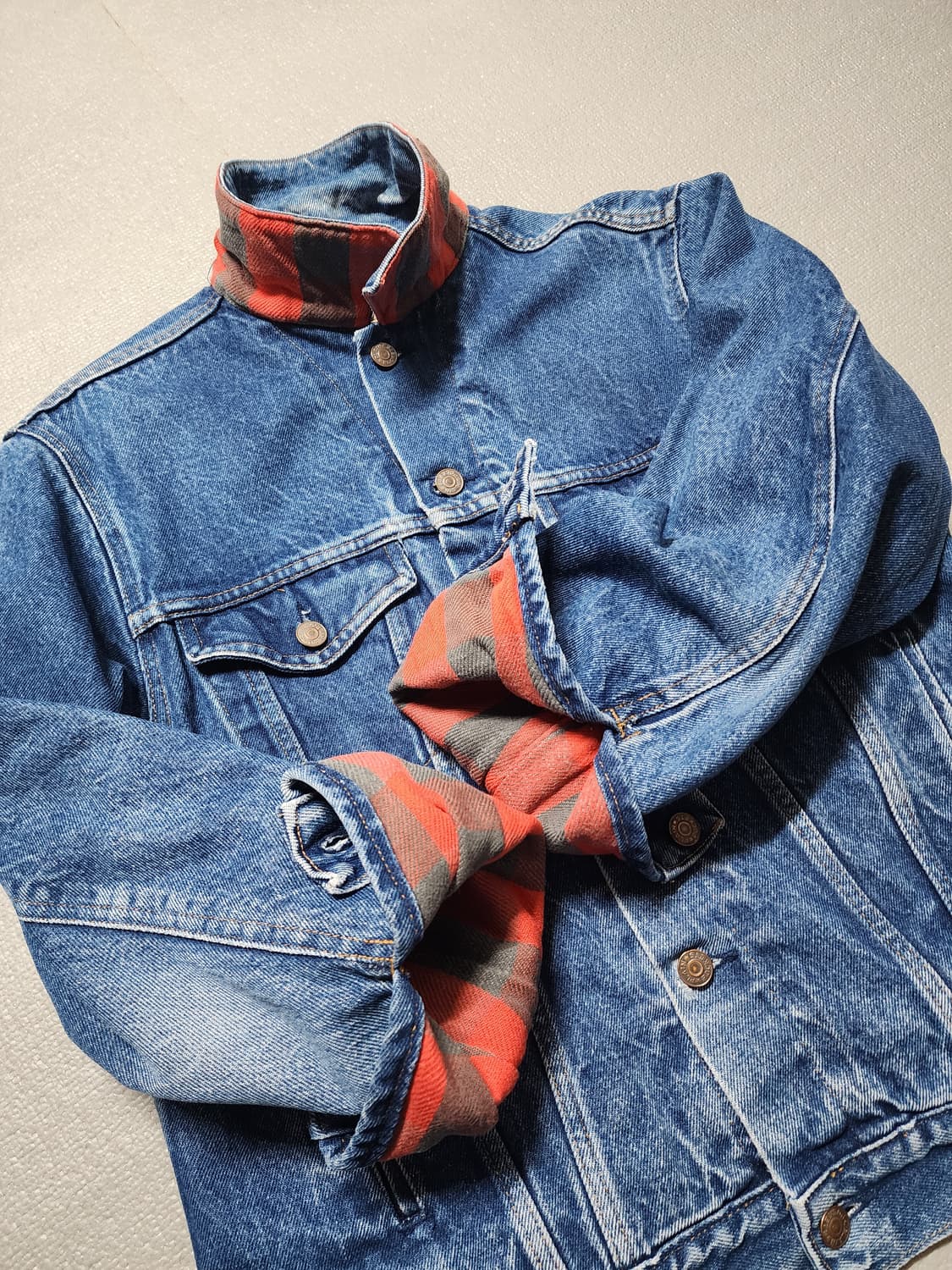 빈티지 80's plain pockets 데님자켓 상품이미지8