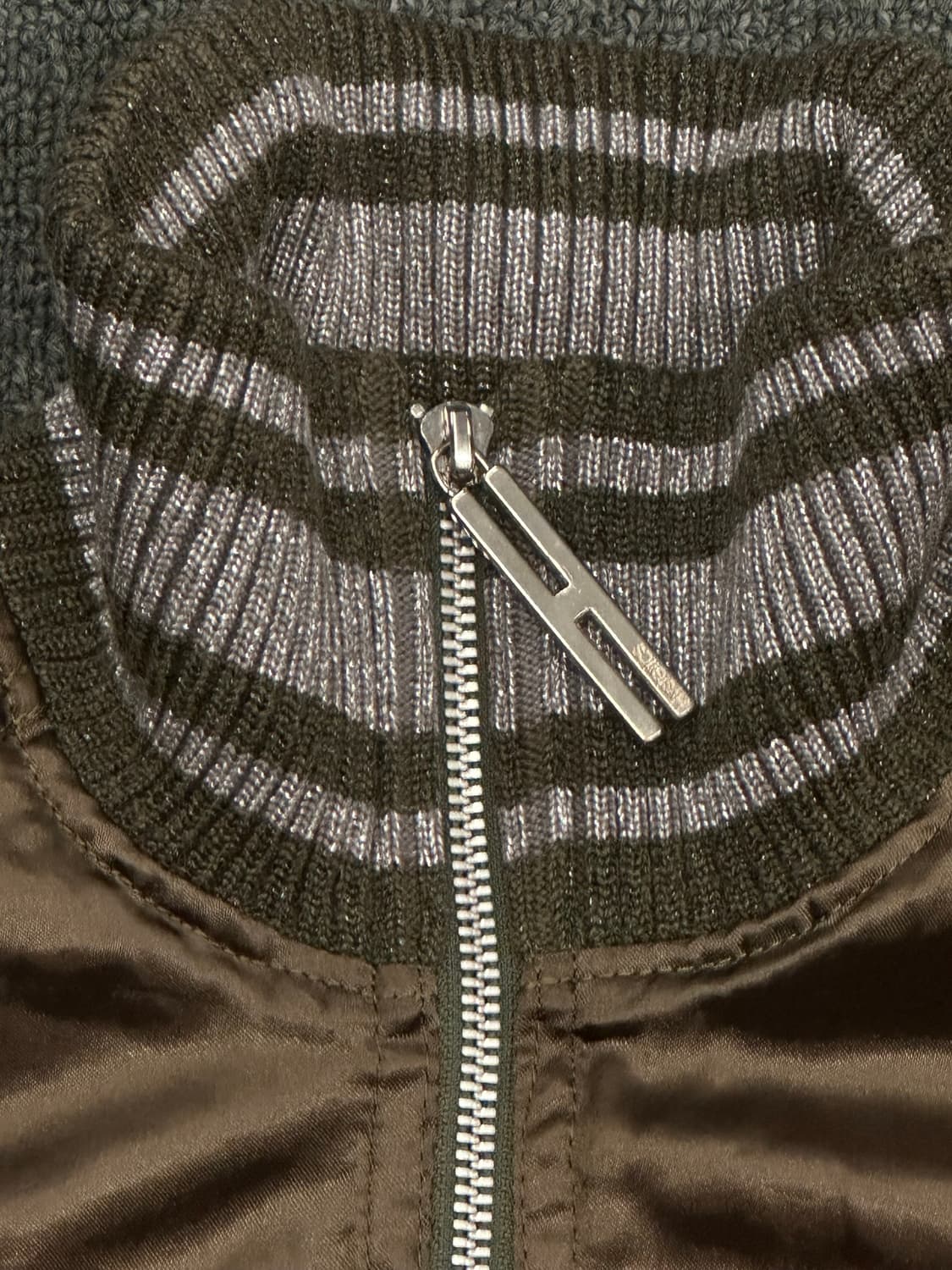 OS)Hysteric Glamour 빈티지 자수 누빔 블루종 자켓 상품이미지7