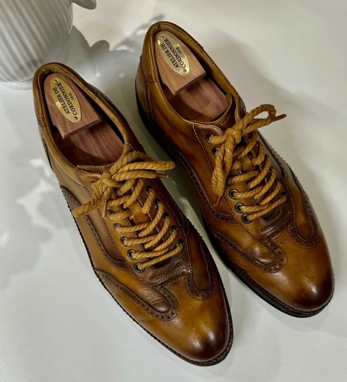 벨루티 옥스포드 브라운 슈즈 8 (270) 상품이미지1