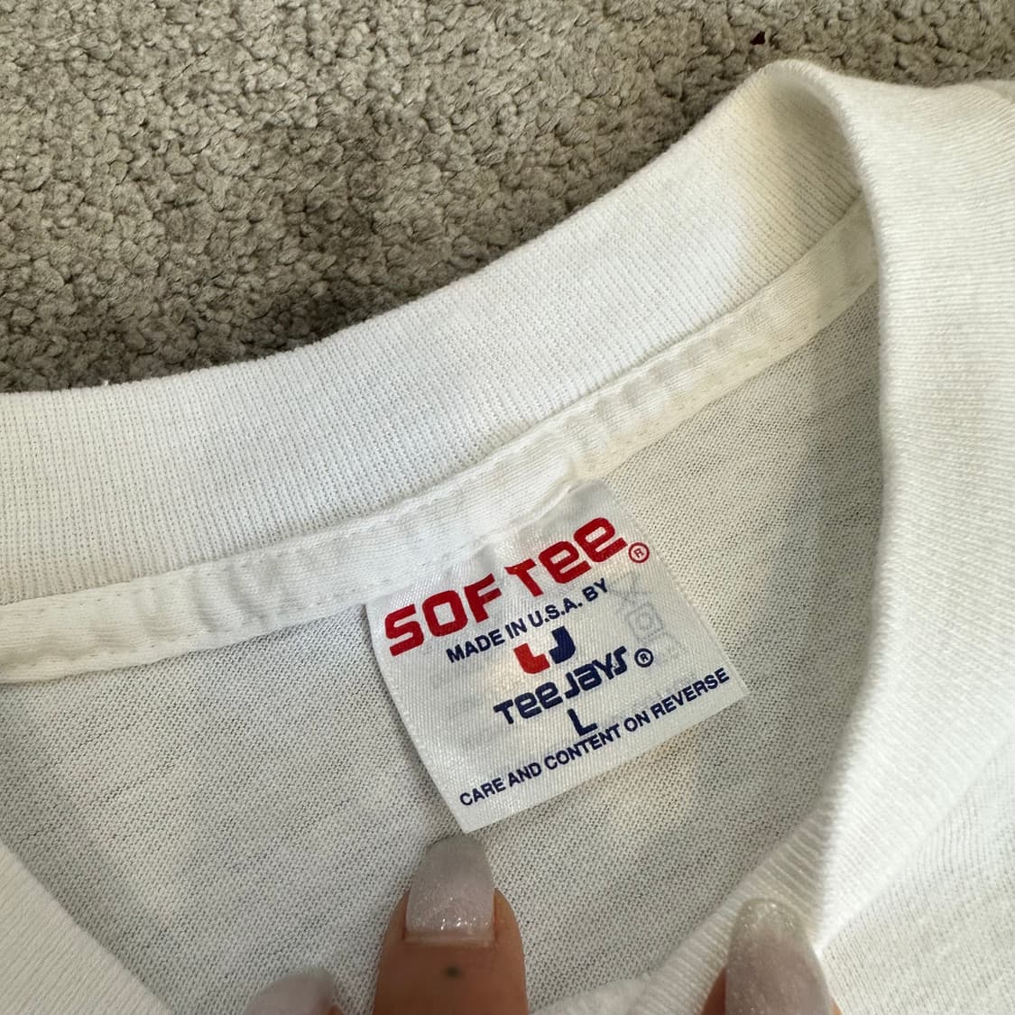 USA Sof Tee 90s 하와이 행루즈 그래픽 티셔츠L 상품이미지3